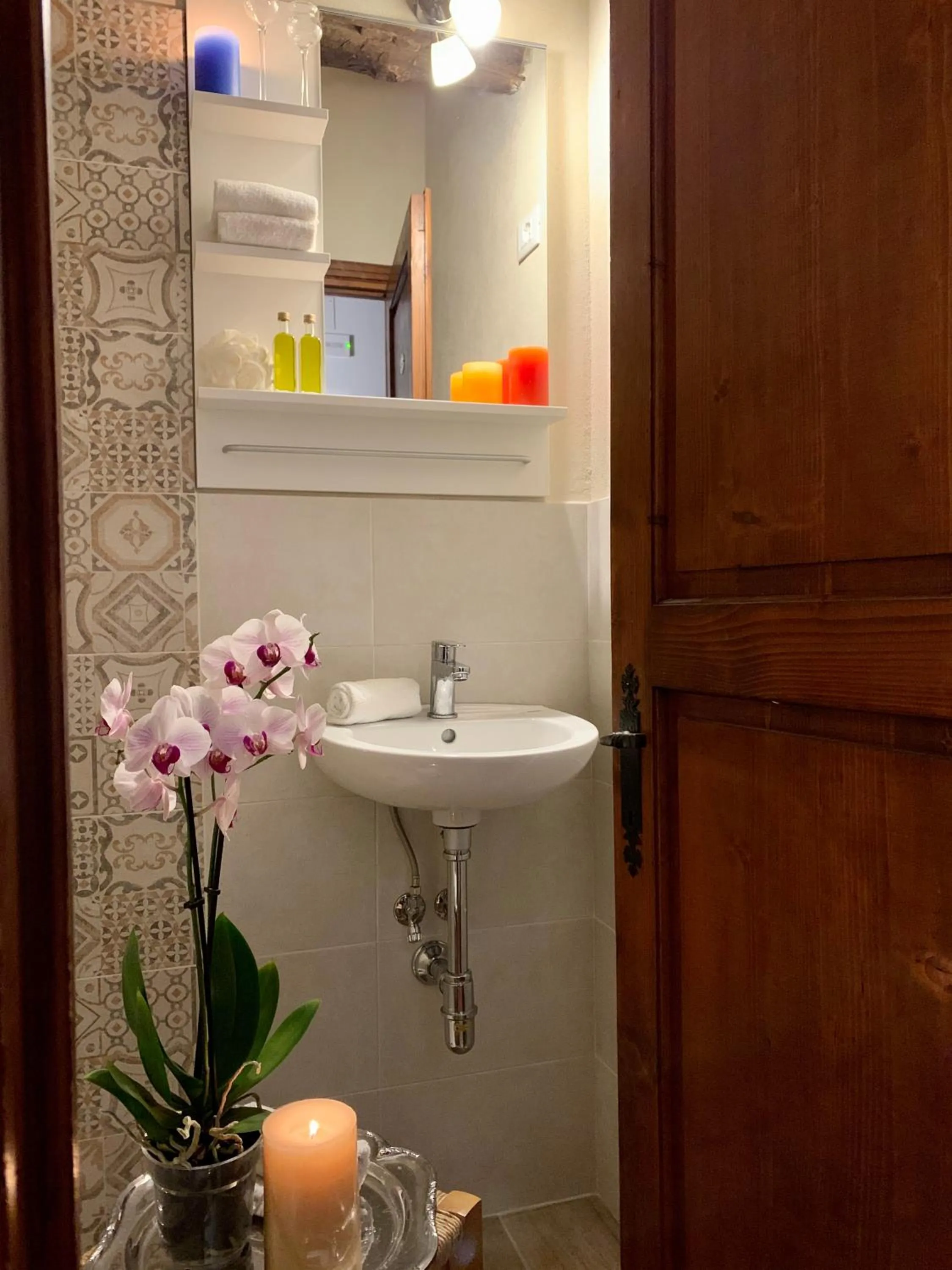 Bathroom in Villa del lago