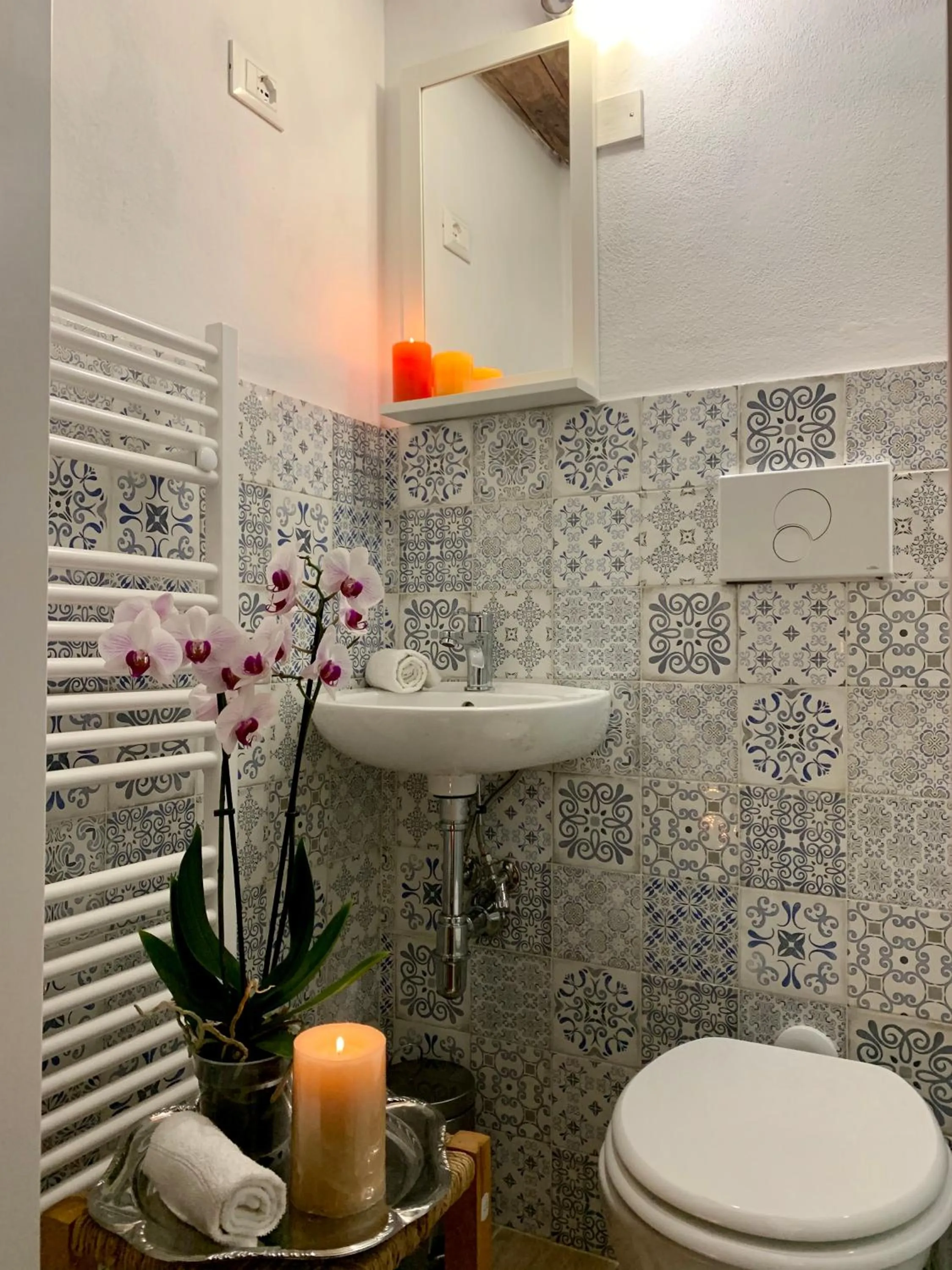 Bathroom in Villa del lago