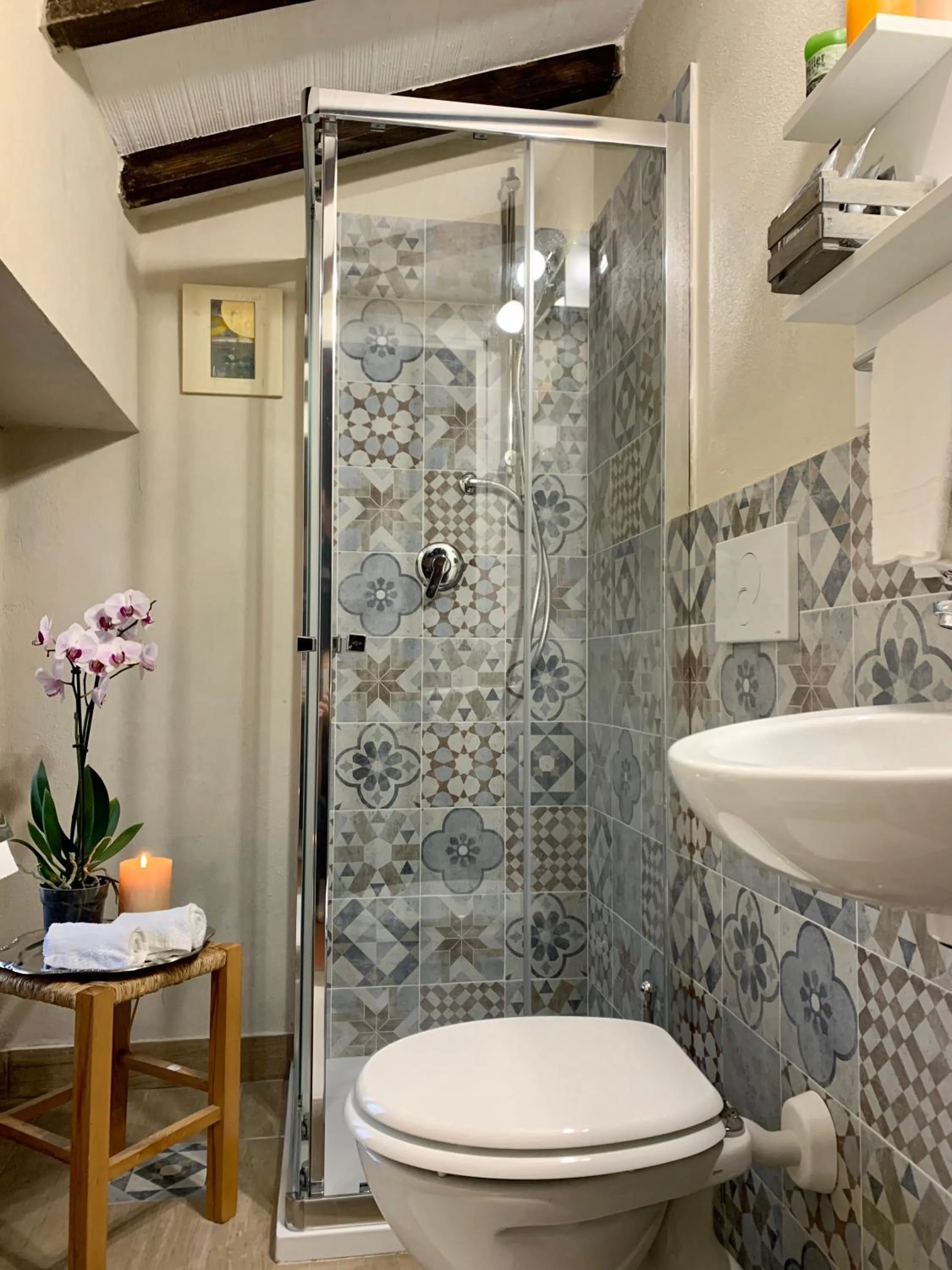 Bathroom in Villa del lago