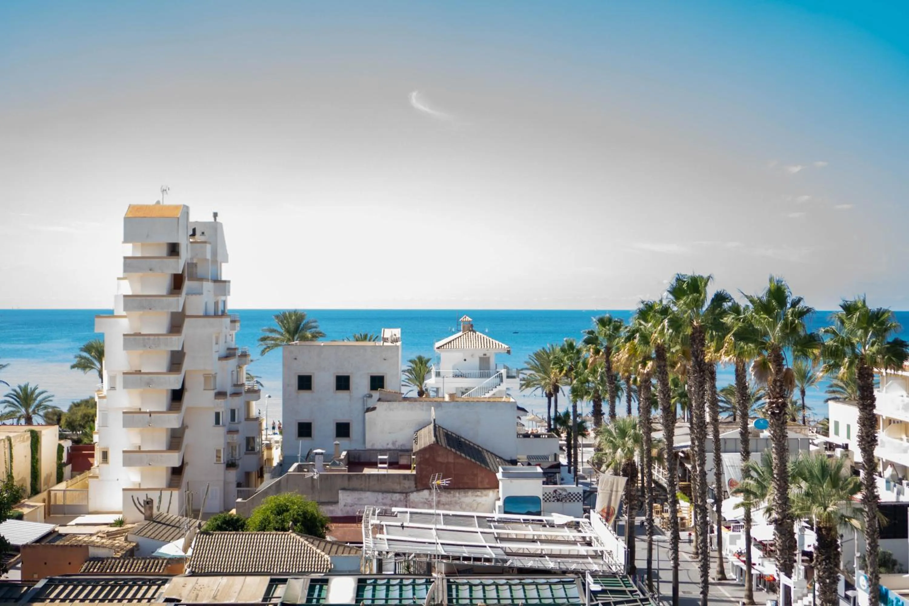 Bird's eye view in Coral beach house & food