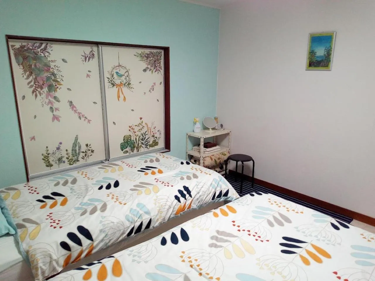 Bedroom, Bed in Mike's B&B Tokoname