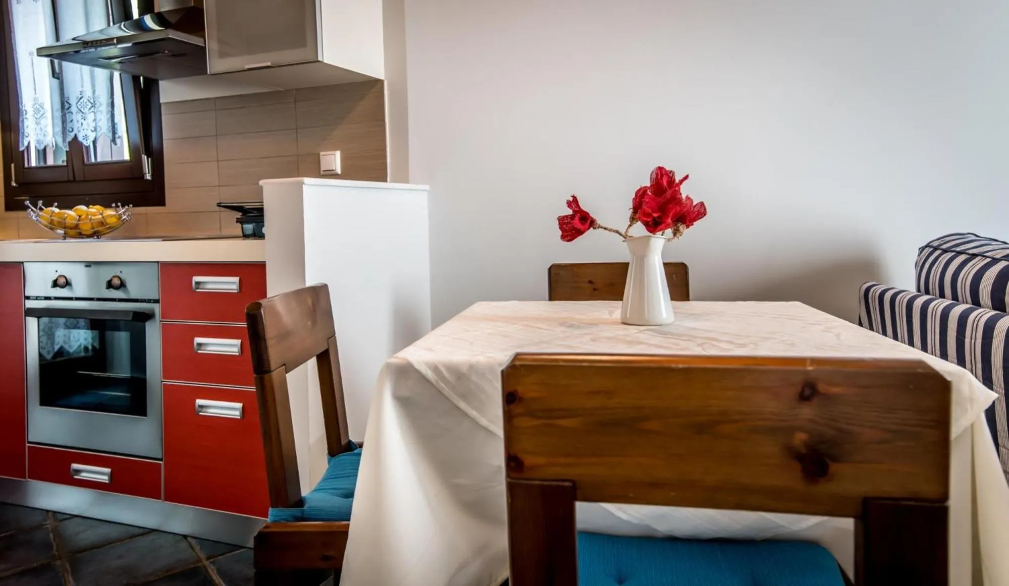 Dining area in Nymfes