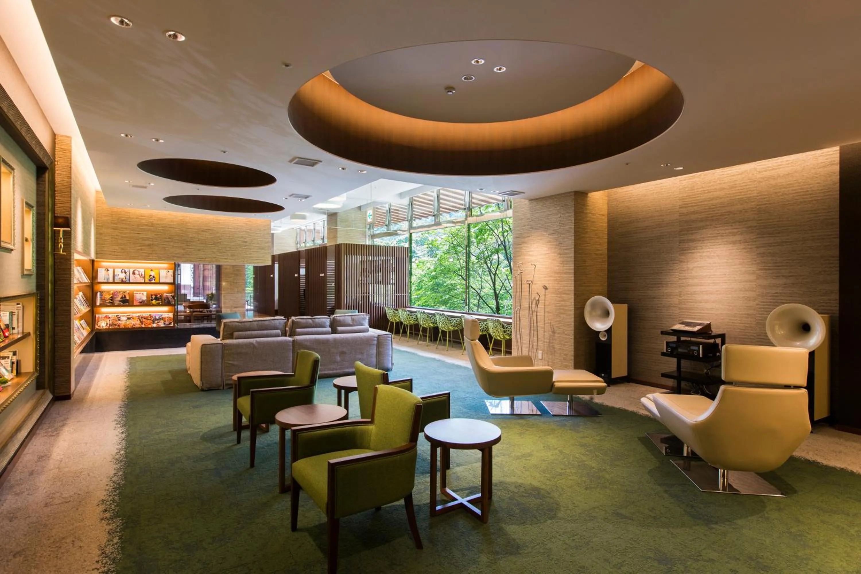 Library in Midorinokaze Resort Kitayuzawa