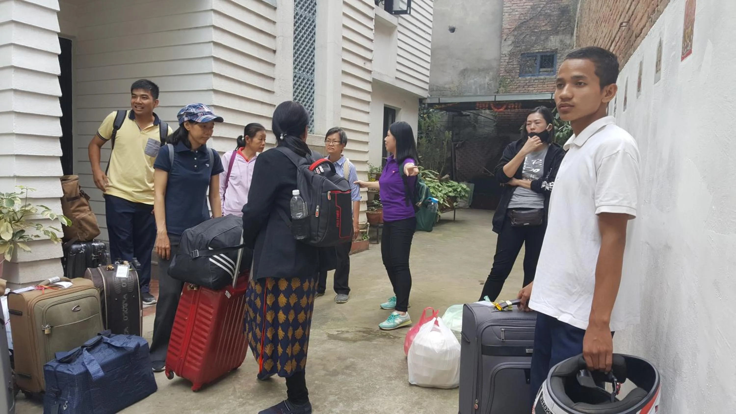 Inner courtyard view in BnB Royal Tourist House