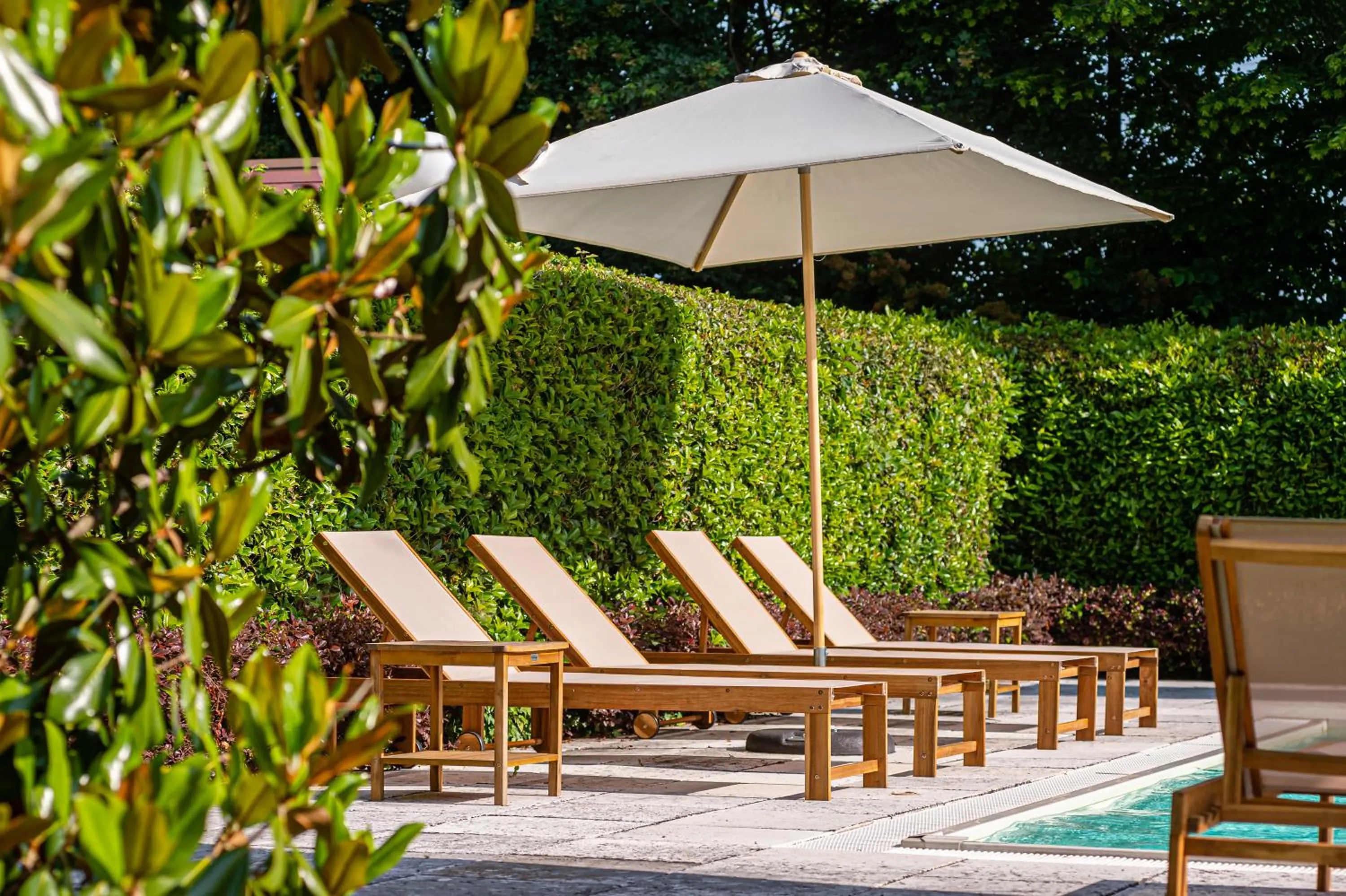 Pool view in Fiori e Frutti Hotel Agriresort Venezia Mestre