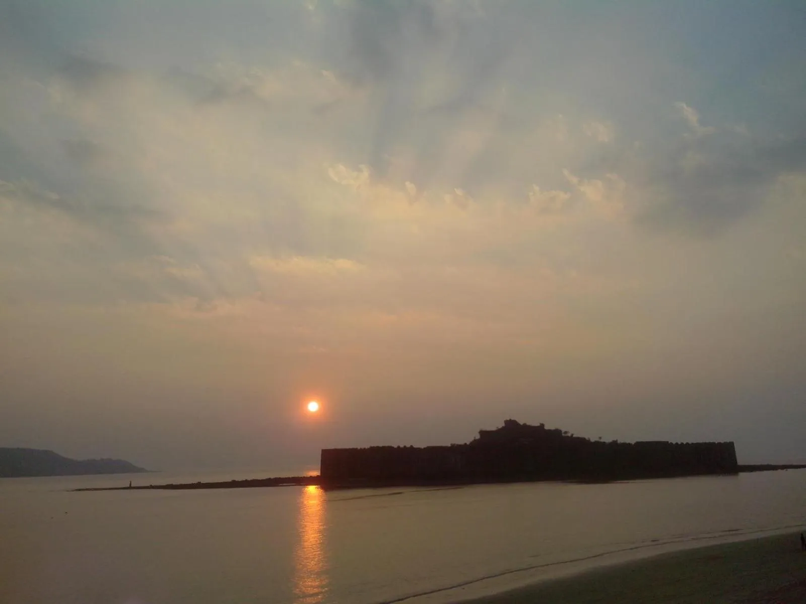 Sunset in Hotel Grand Murud janjira