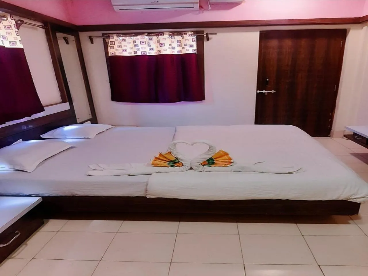 View (from property/room), Bed in Hotel Grand Murud janjira
