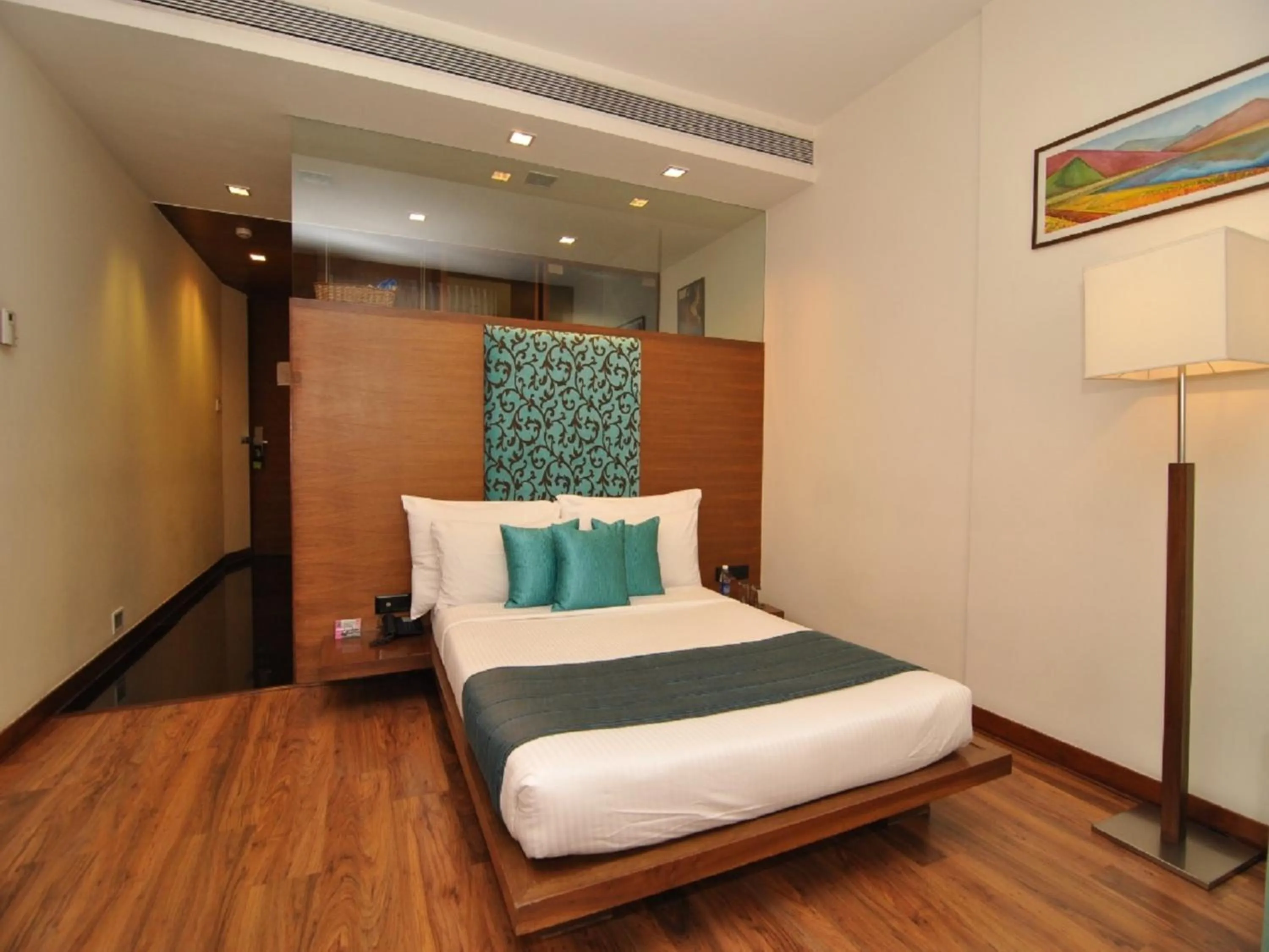 Bed in Hotel Studio Estique