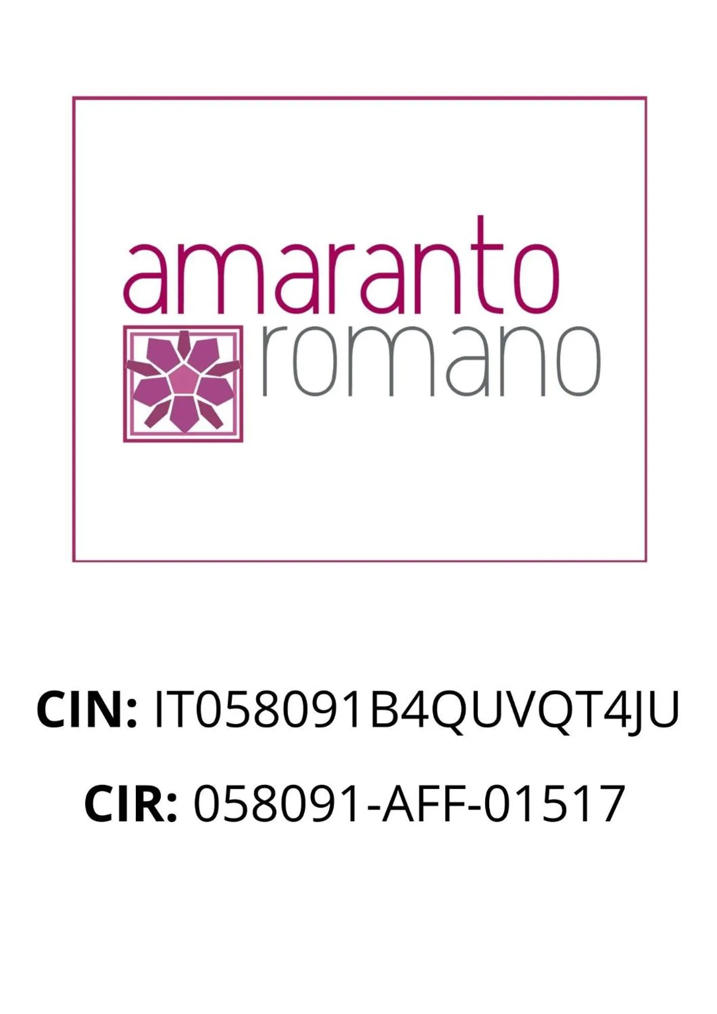 Property logo or sign in Guest House Amaranto Romano