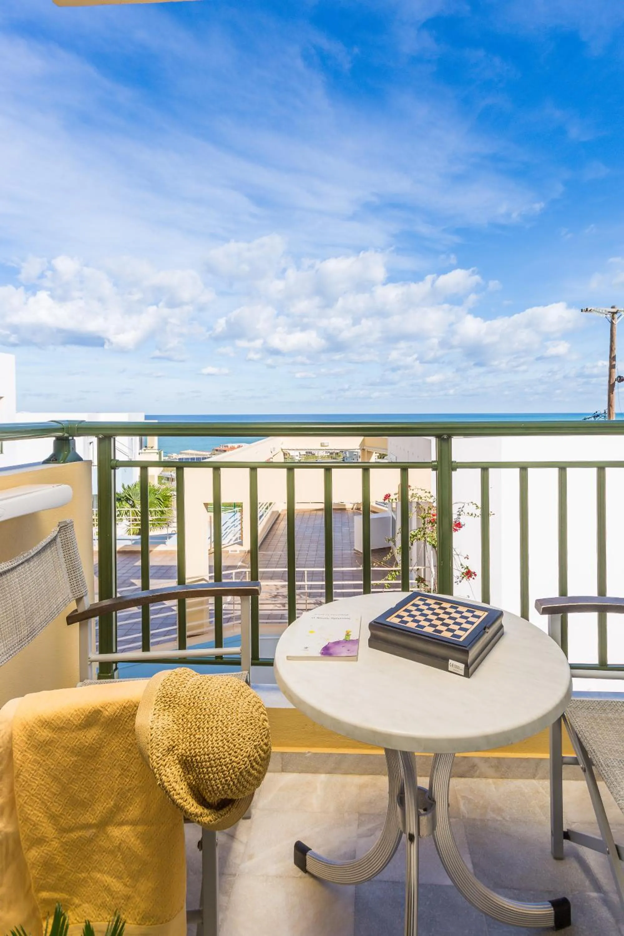 Sea view in Radamanthy's Hotel Apartments