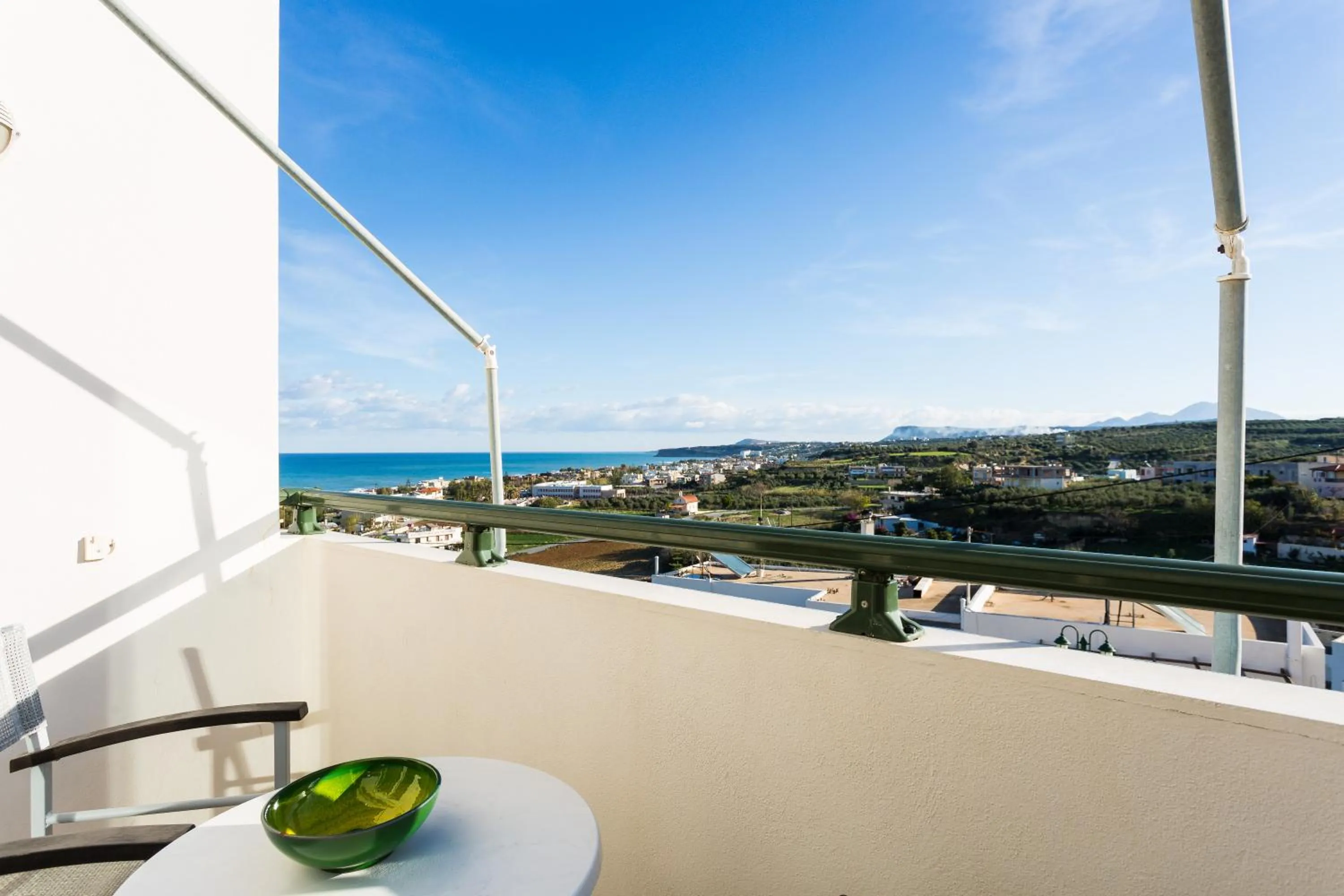 Sea view in Radamanthy's Hotel Apartments