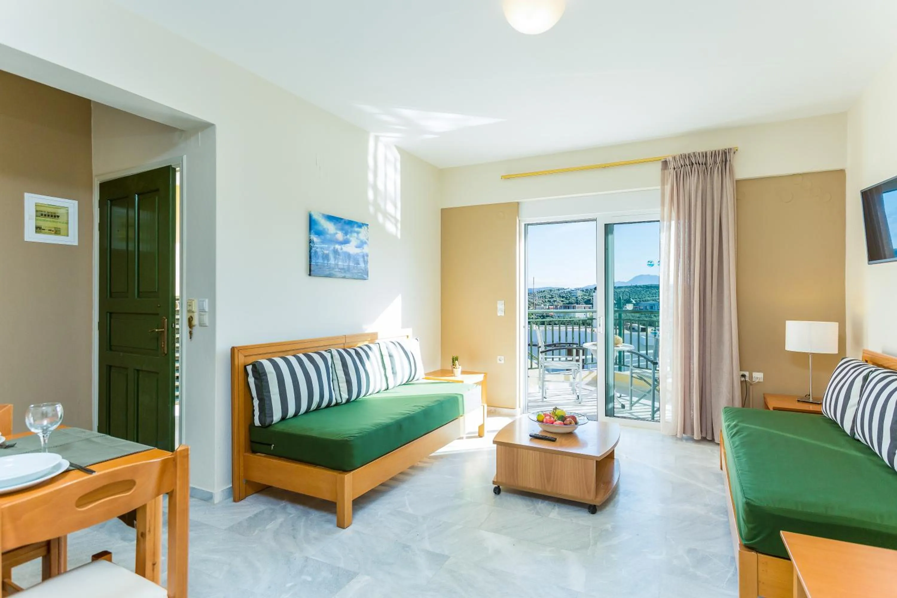 Living room in Radamanthy's Hotel Apartments