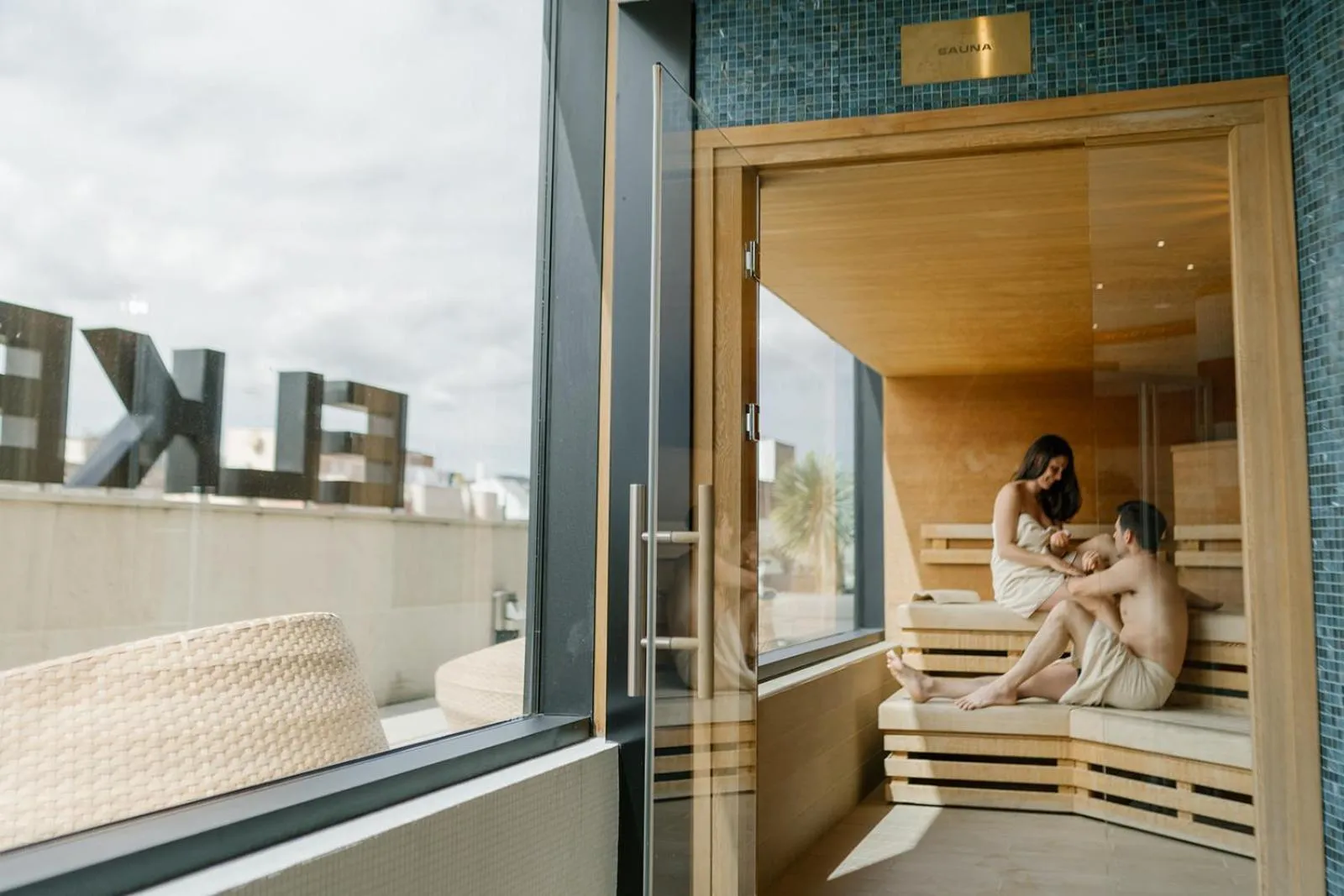Sauna in Boutique Hotel Élke Spa Superior