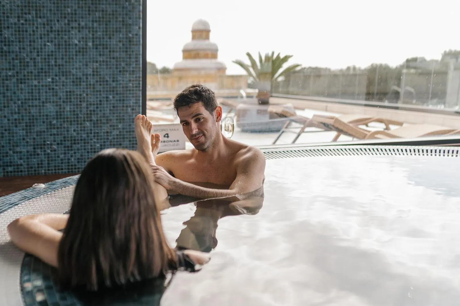 Hot Tub in Boutique Hotel Élke Spa Superior