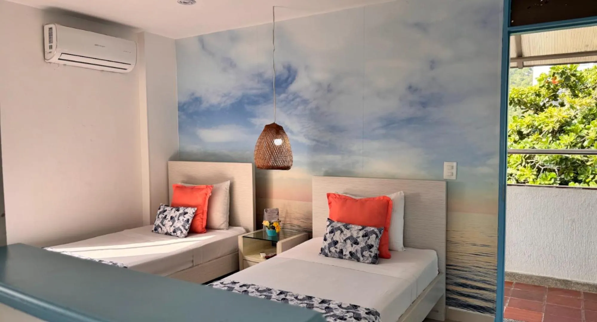 Bed in TAMA Hotel Santa Marta