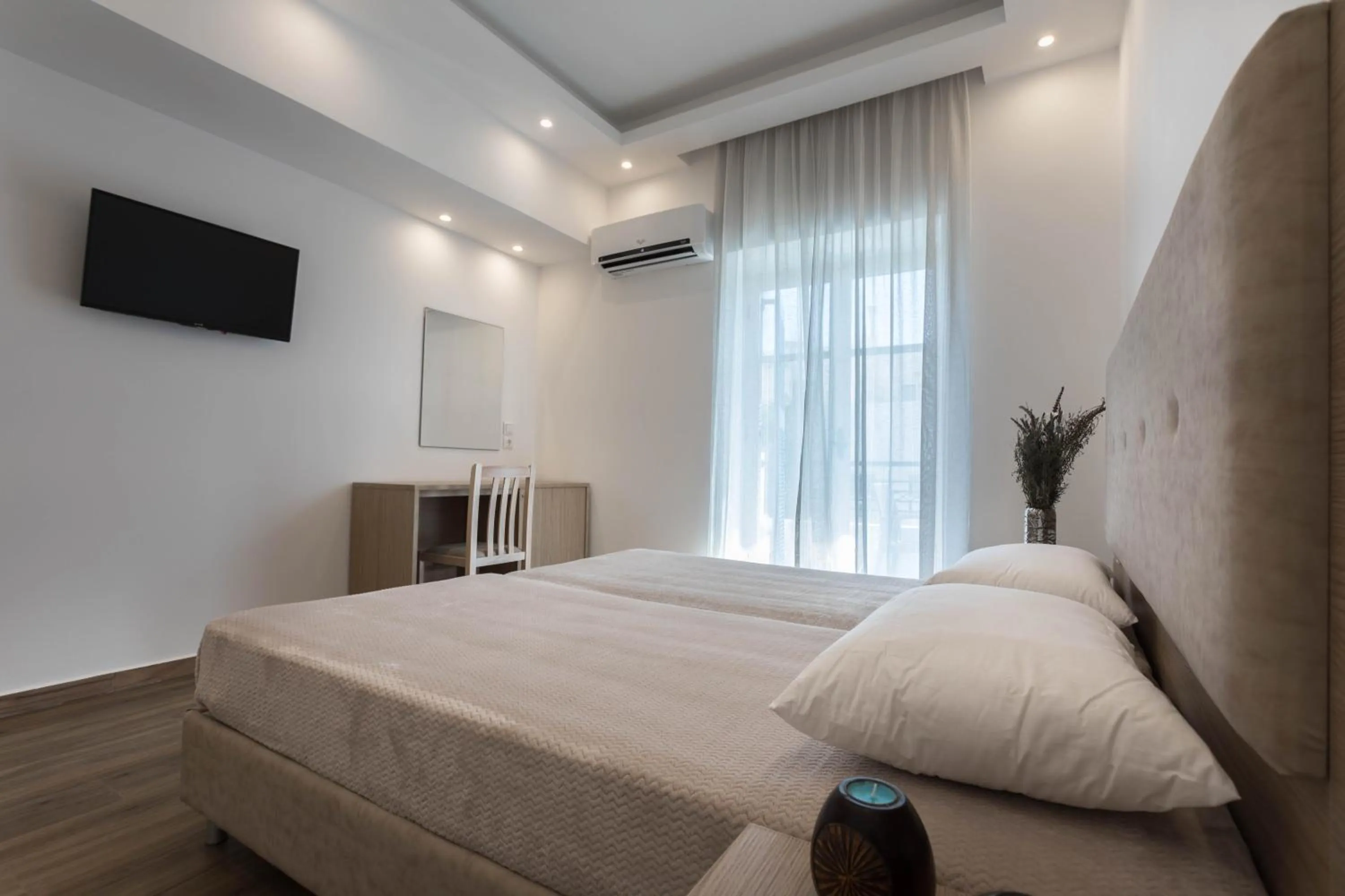 Bedroom, Bed in Mare Naxia Hotel