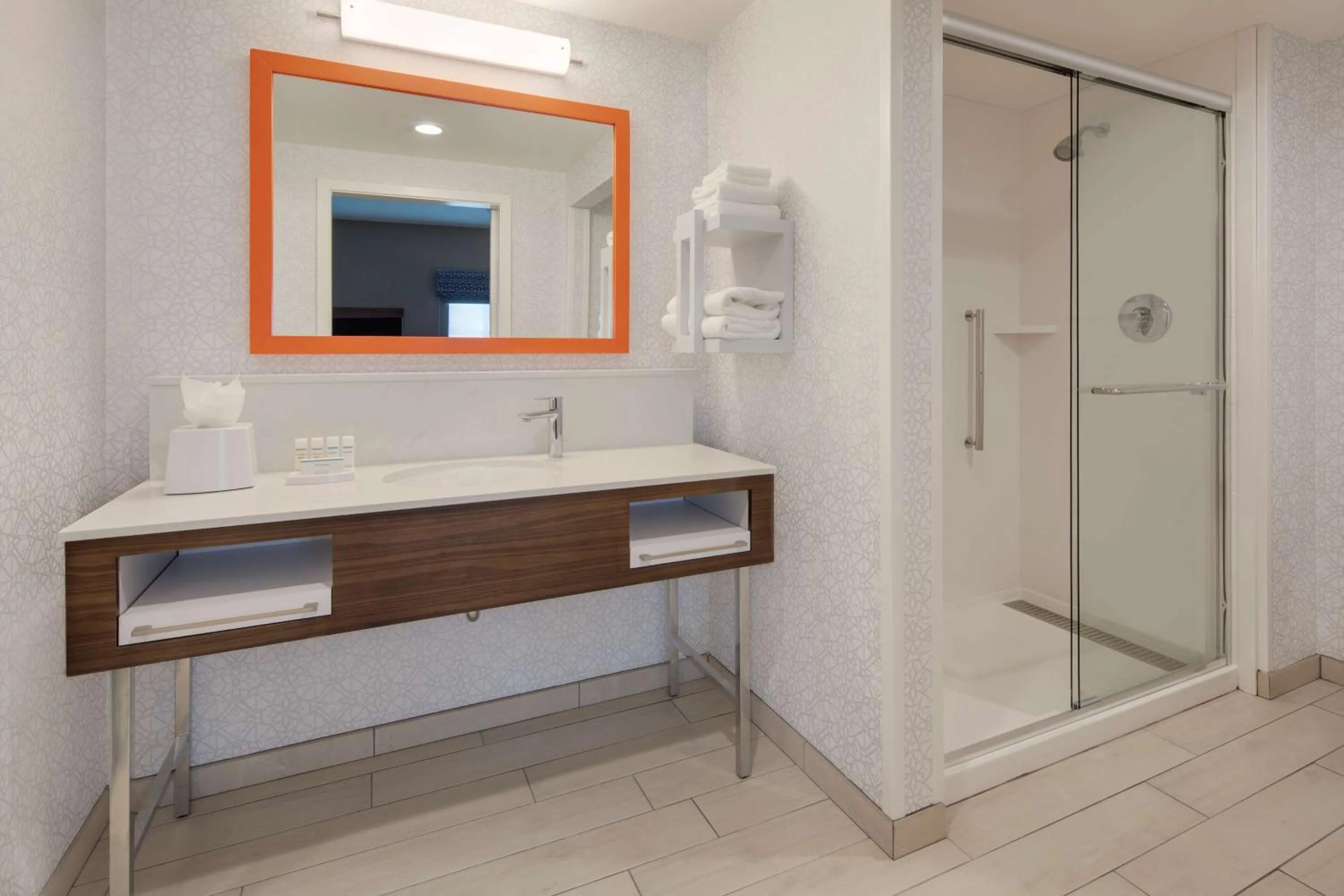 Bathroom in Hampton Inn Santa Cruz West, Ca