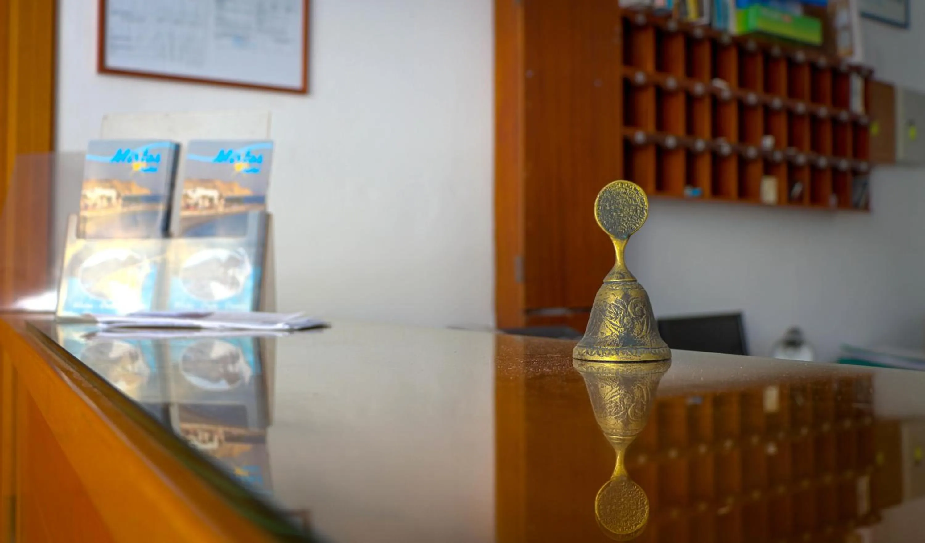 Lobby or reception in Mirtos Hotel