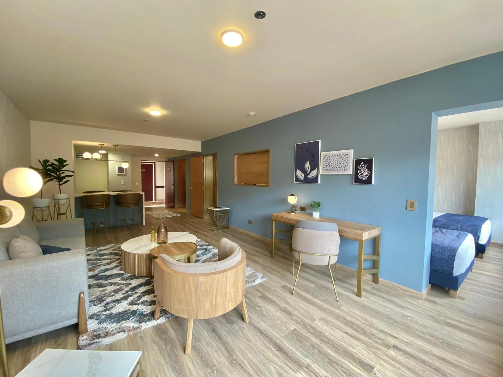 Living room in Tequendama Suites Bogota