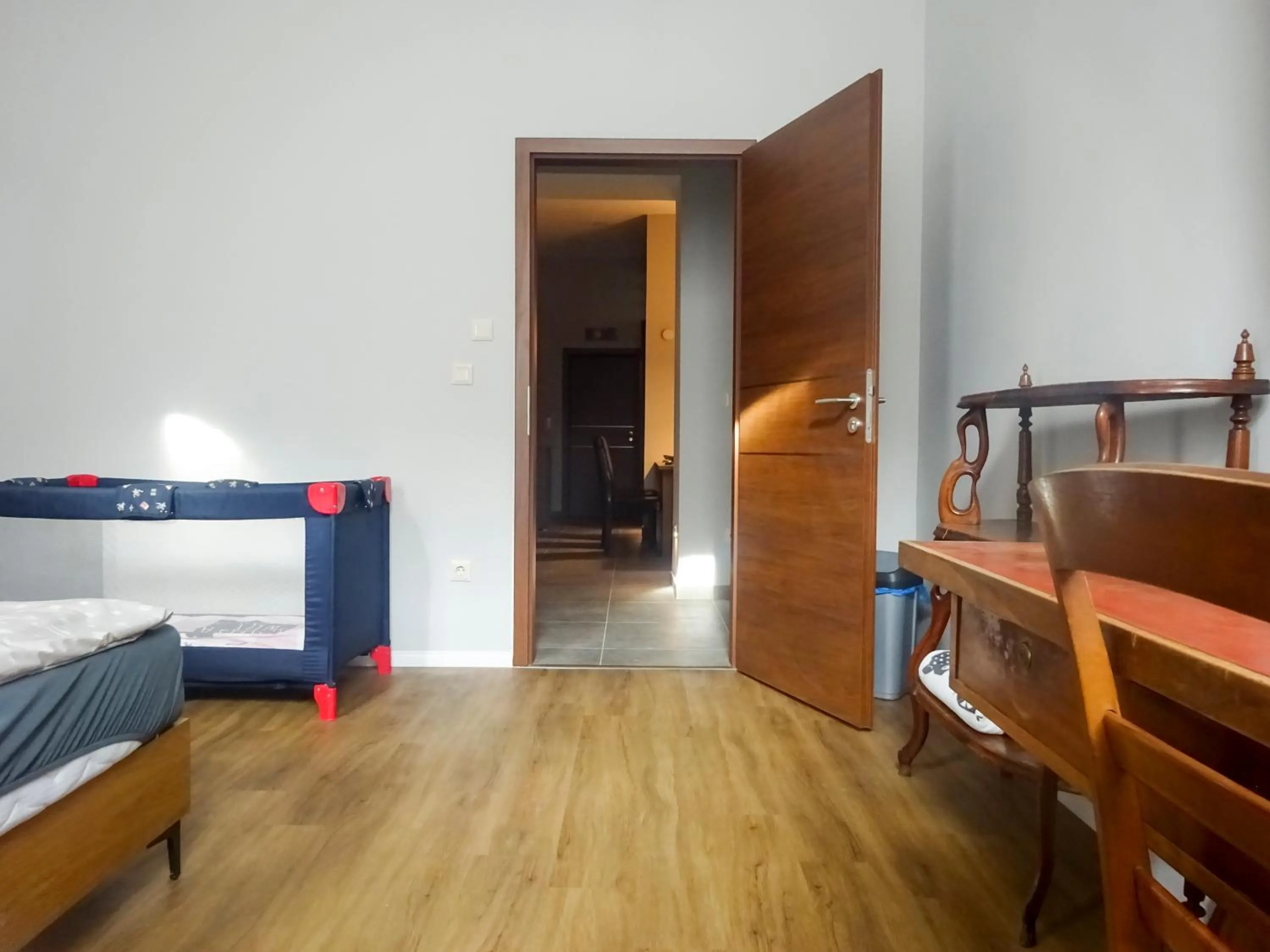 Bed in Corvin Point Rooms and Apartments