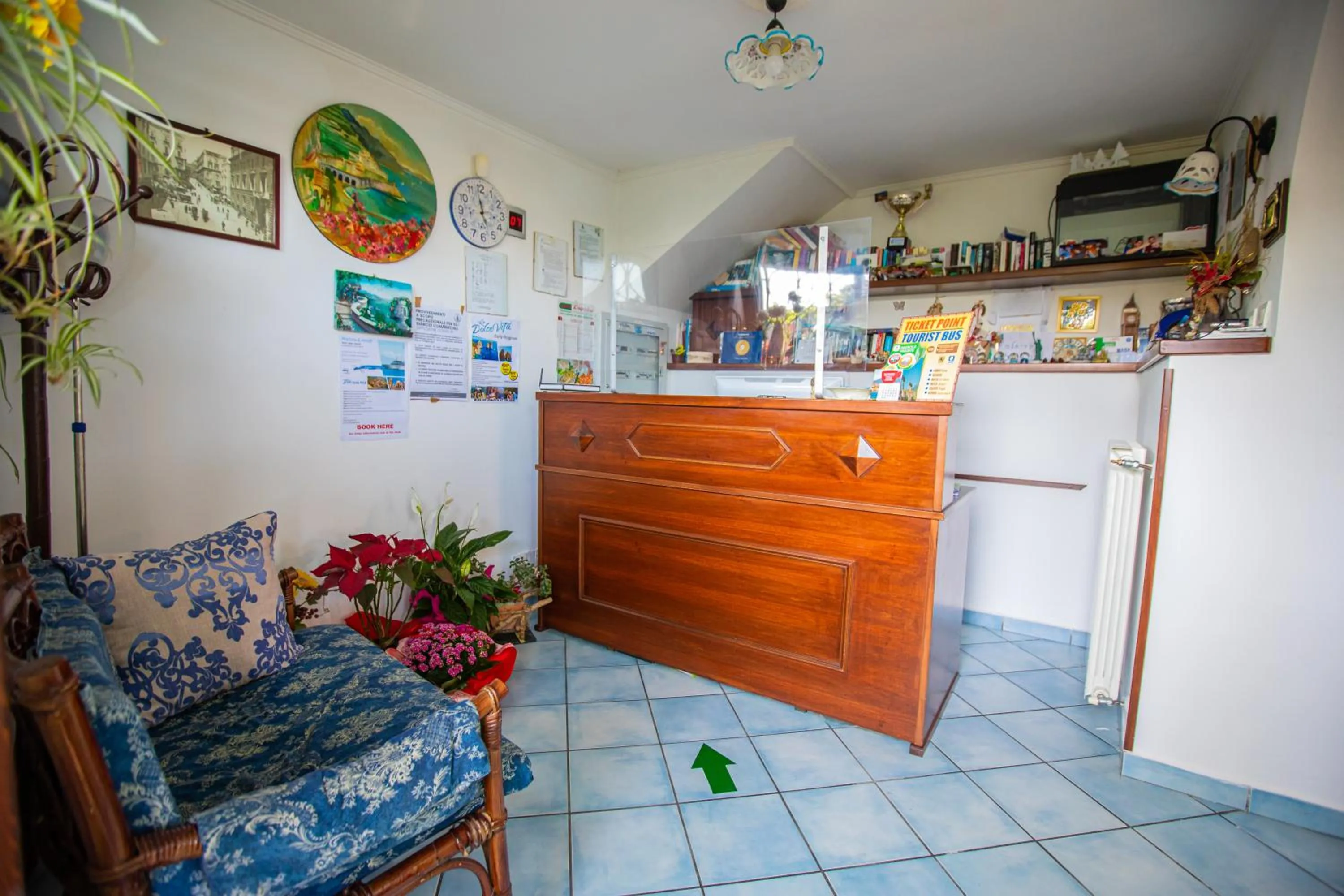 Lobby or reception in Nido Degli Dei