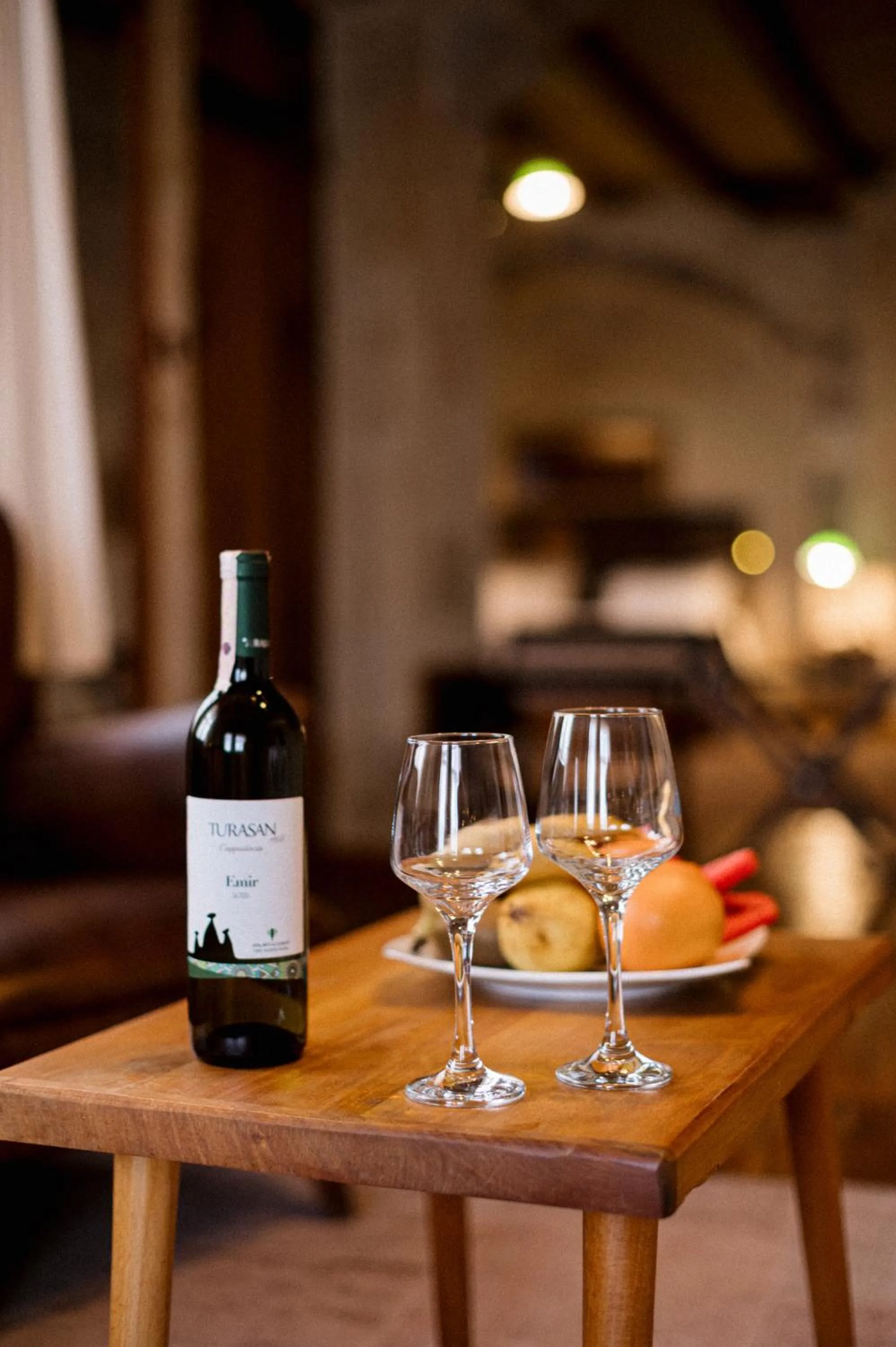 Living room in Seki Cave Suites