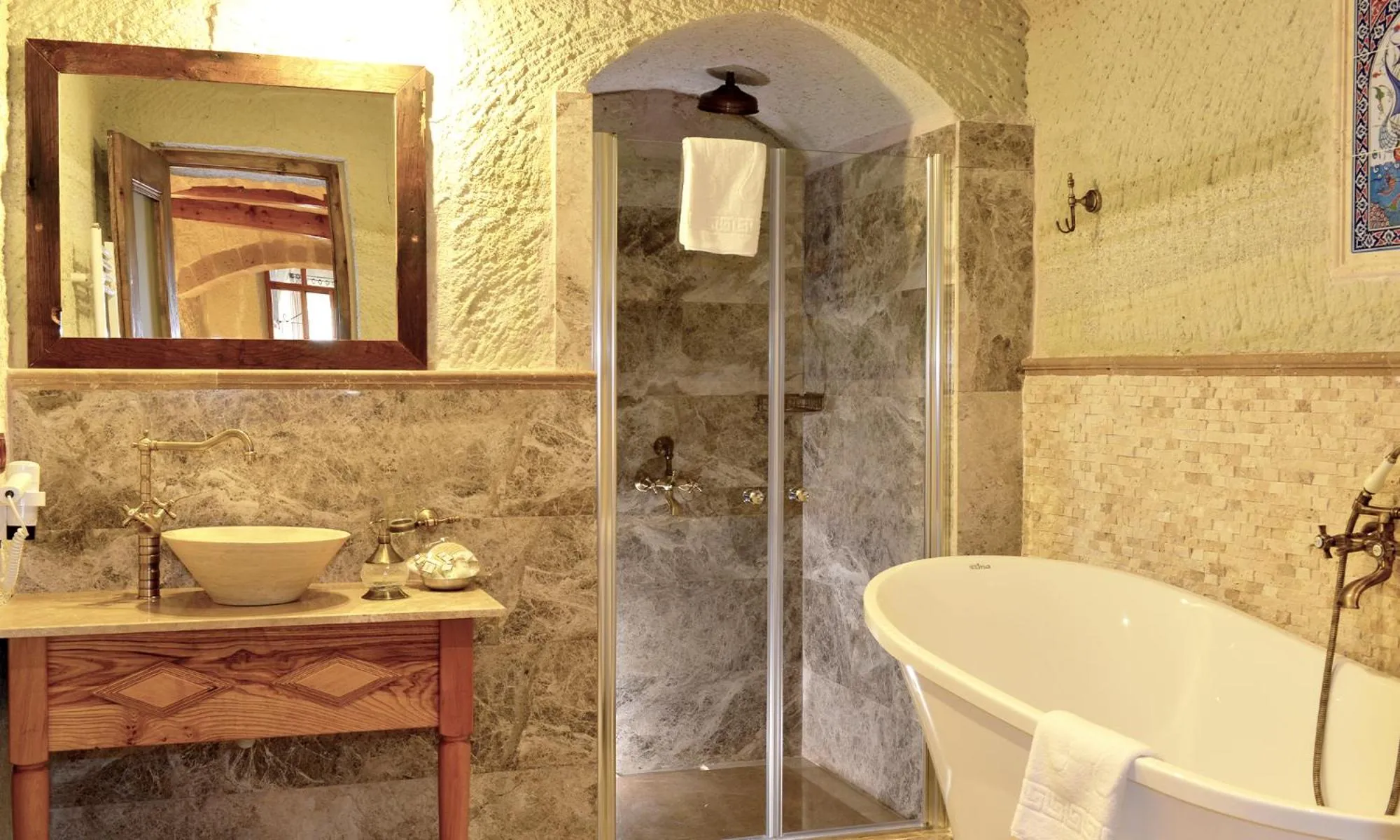 Bathroom in Seki Cave Suites