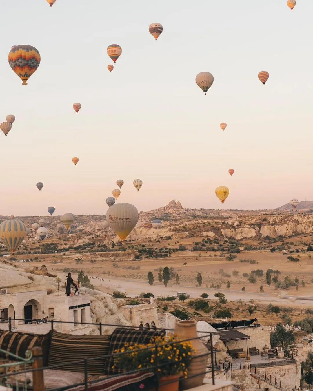 Bird's eye view in Seki Cave Suites