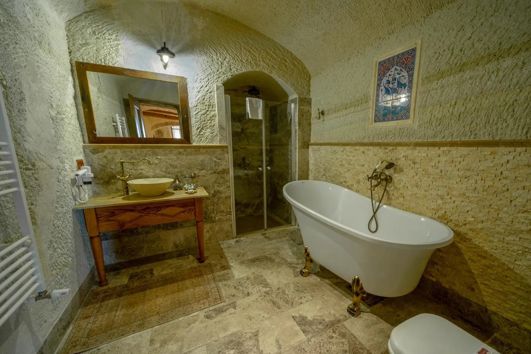 Bathroom in Seki Cave Suites