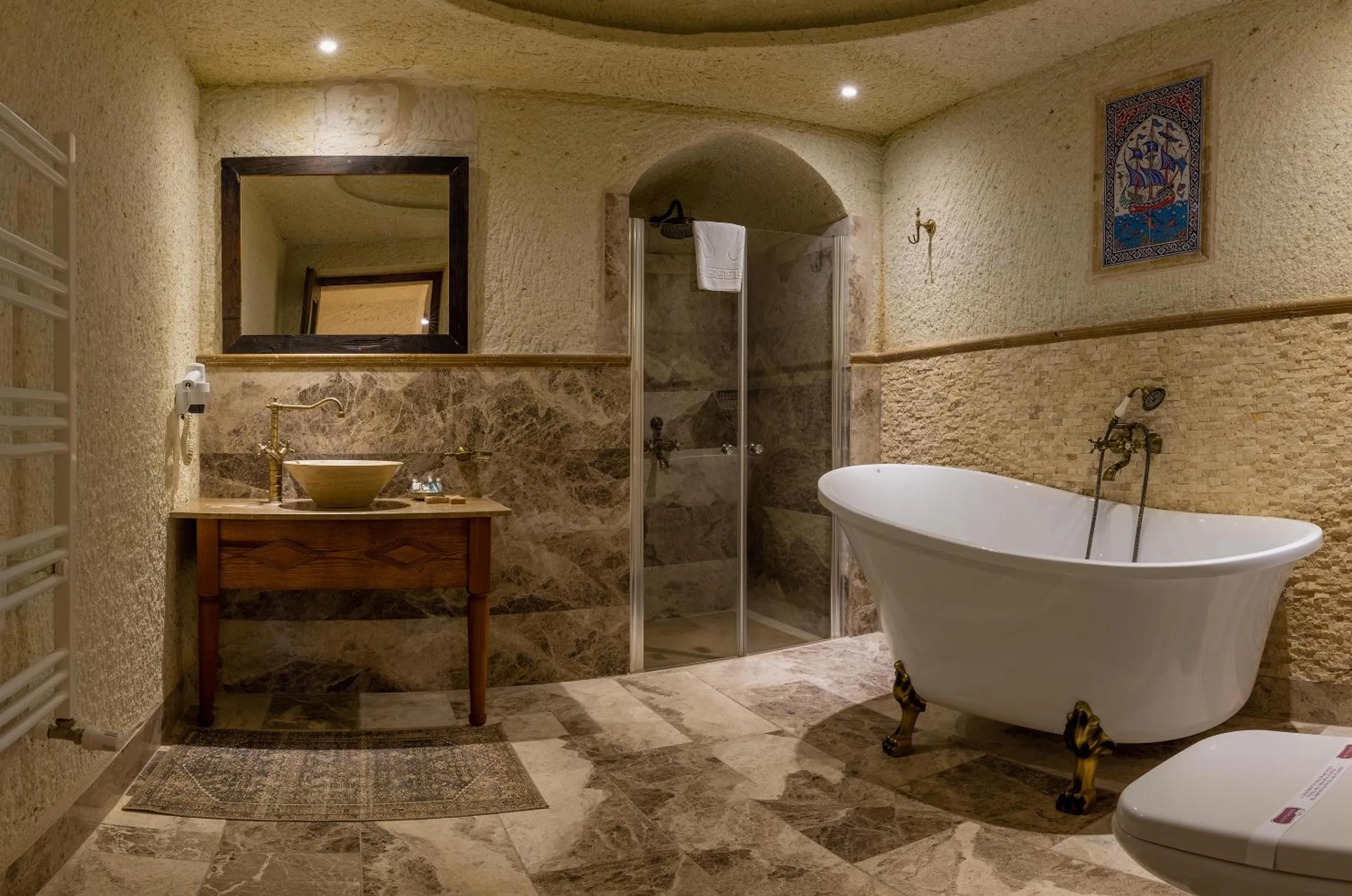 Bathroom in Seki Cave Suites