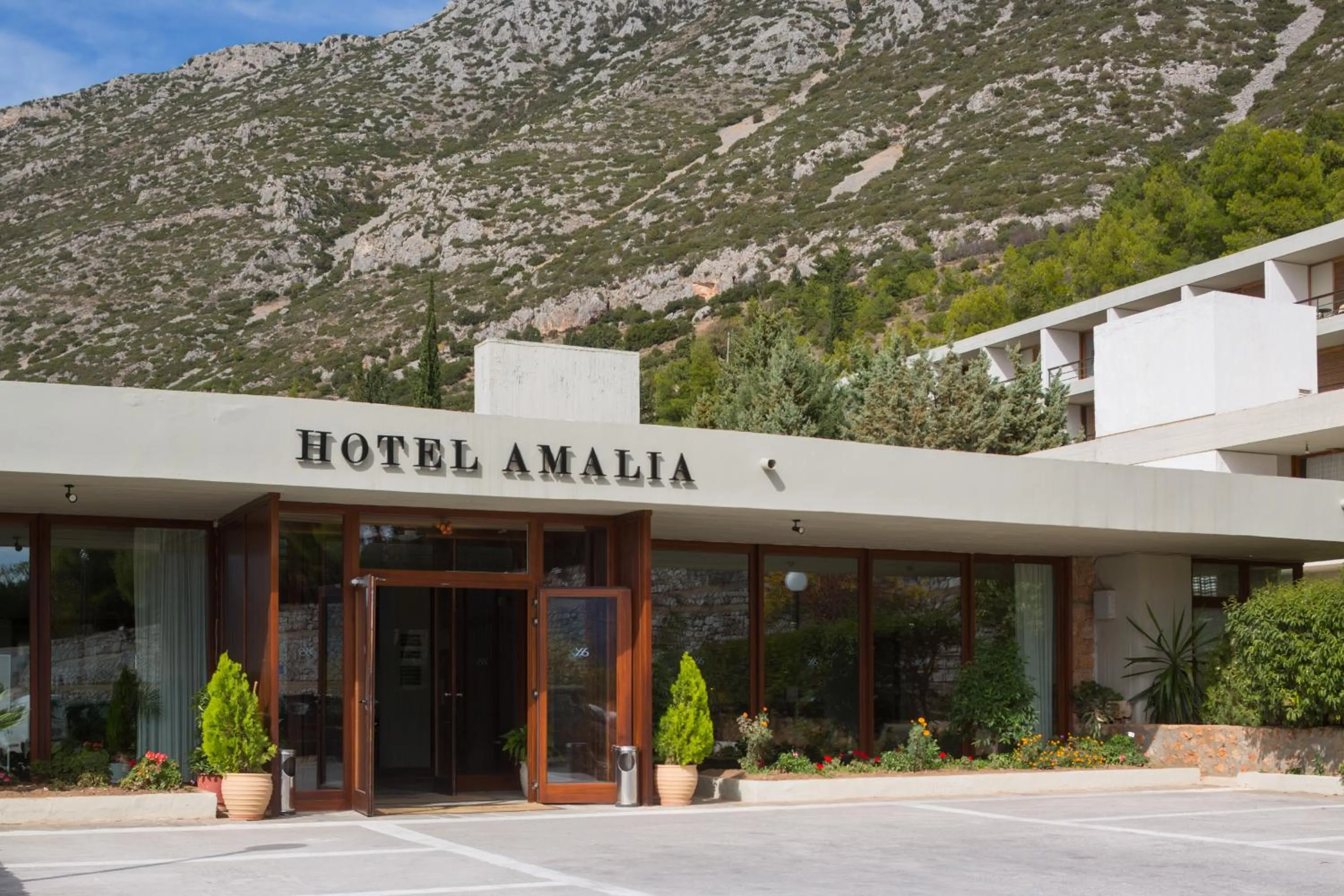 Facade/entrance in Amalia Hotel Delphi