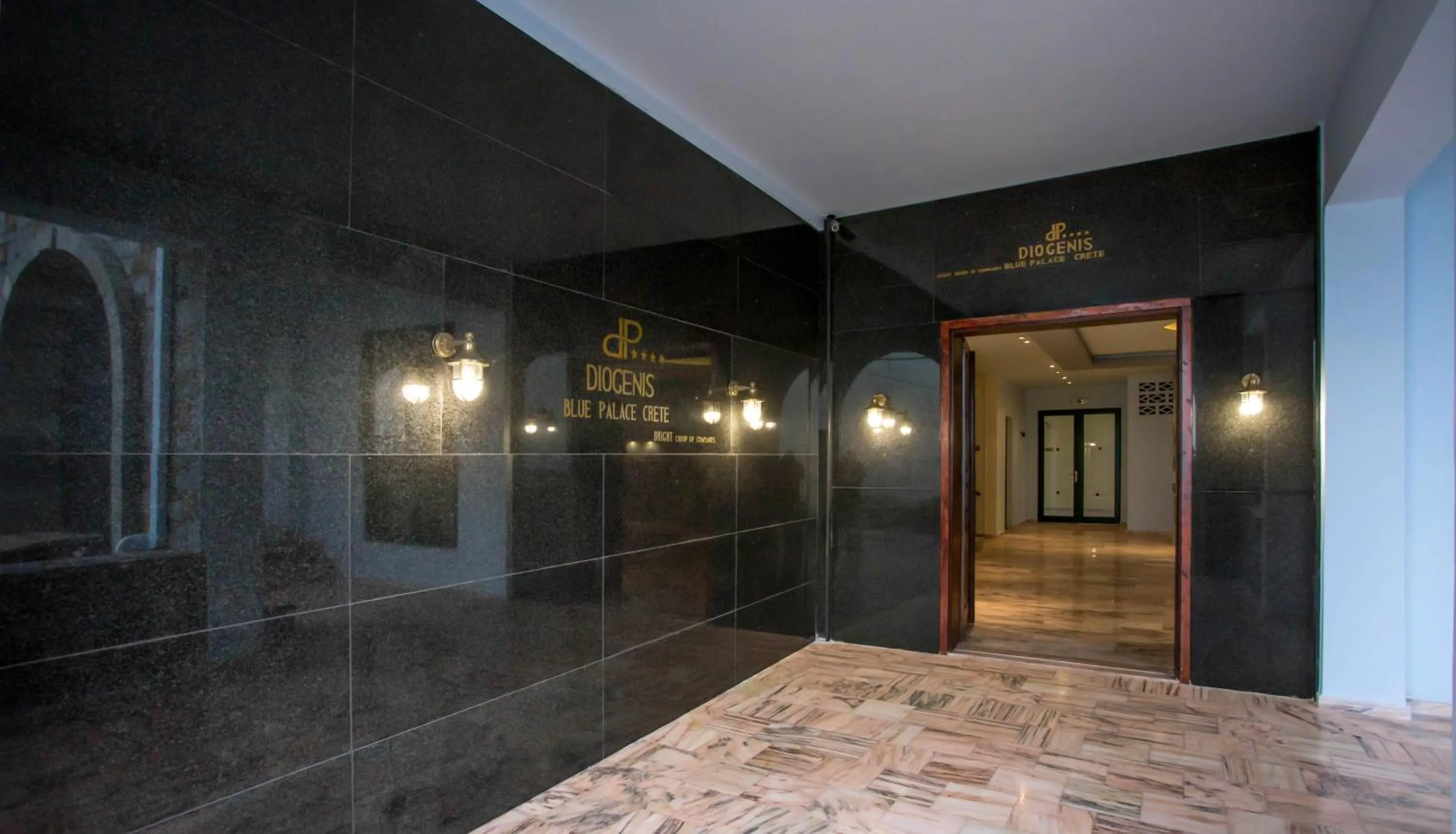 Facade/entrance in Diogenis Blue Palace