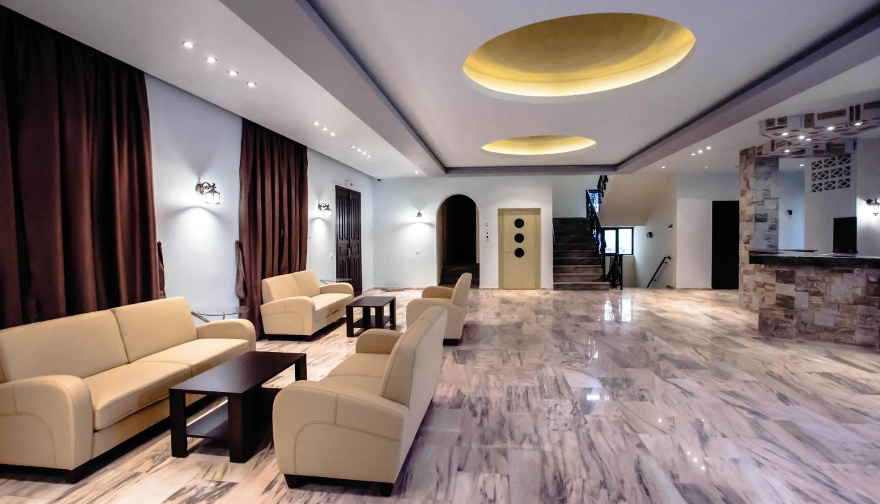 Lobby or reception in Diogenis Blue Palace