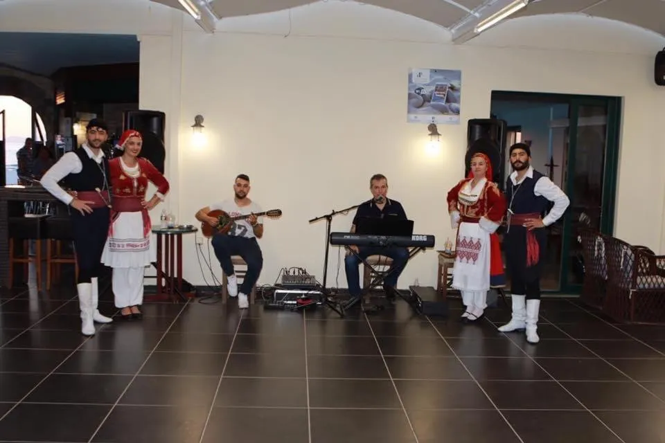 People in Diogenis Blue Palace