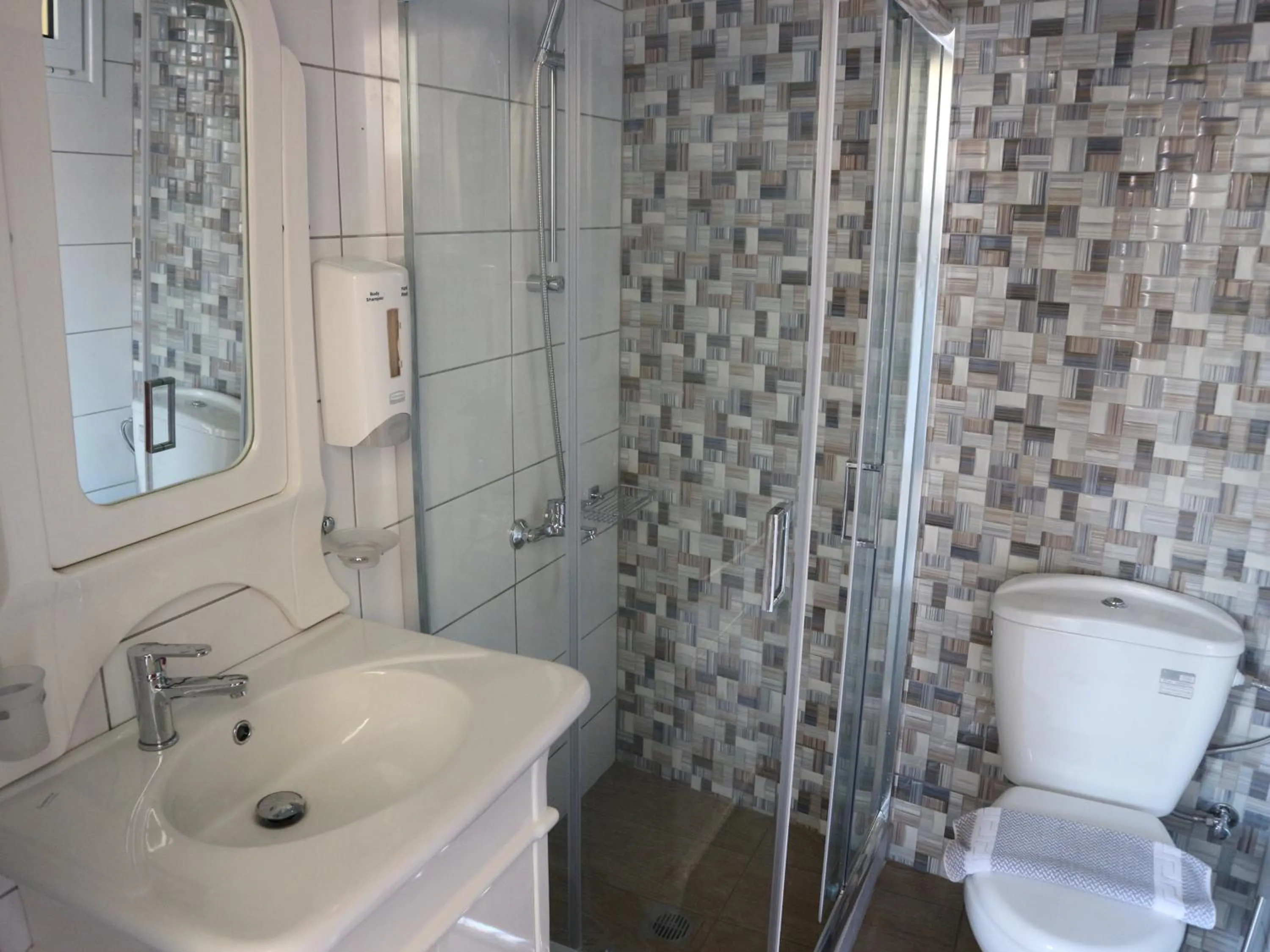 Shower in Diogenis Blue Palace