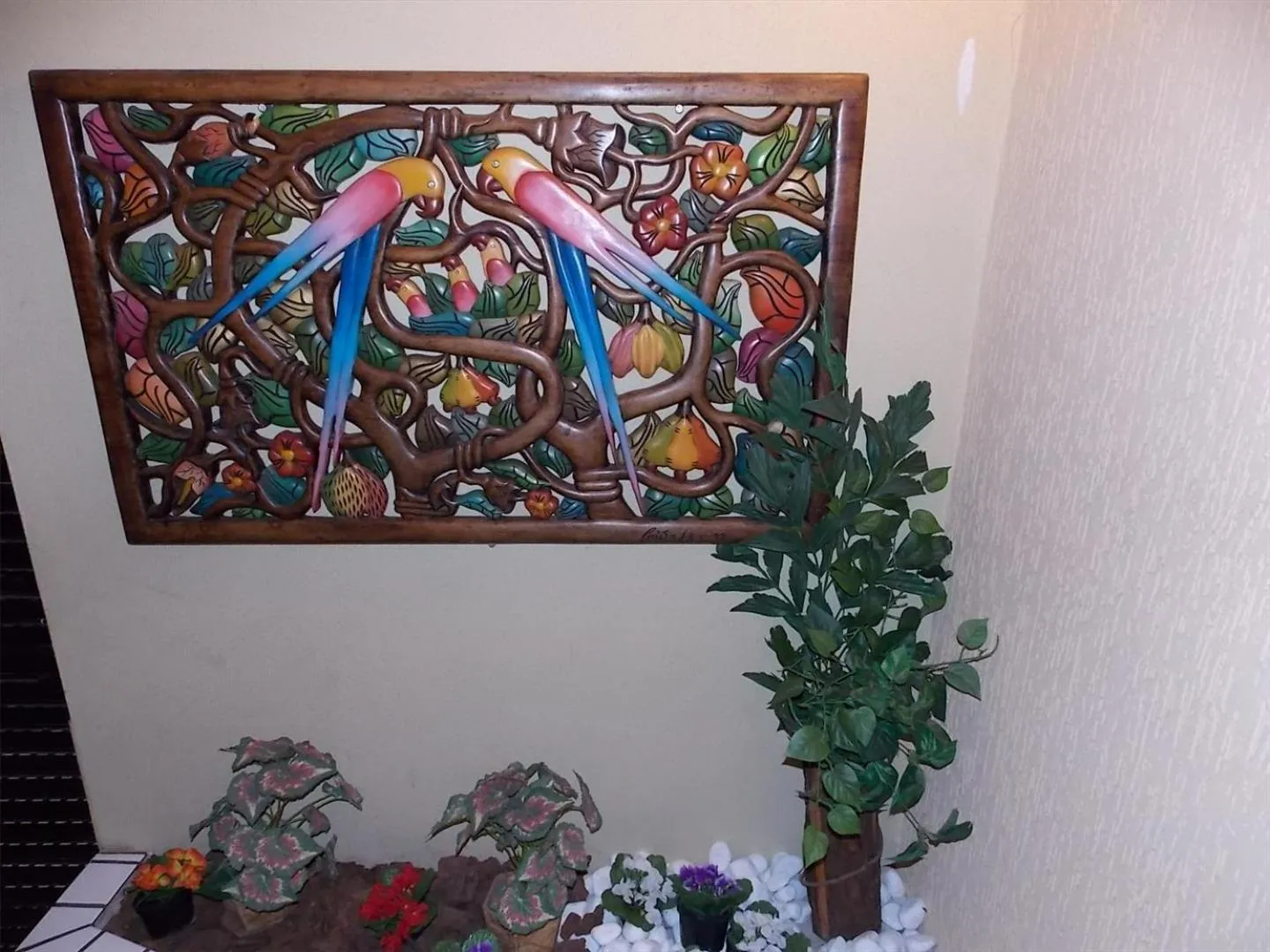 Decorative detail in Hotel Rota do Pantanal