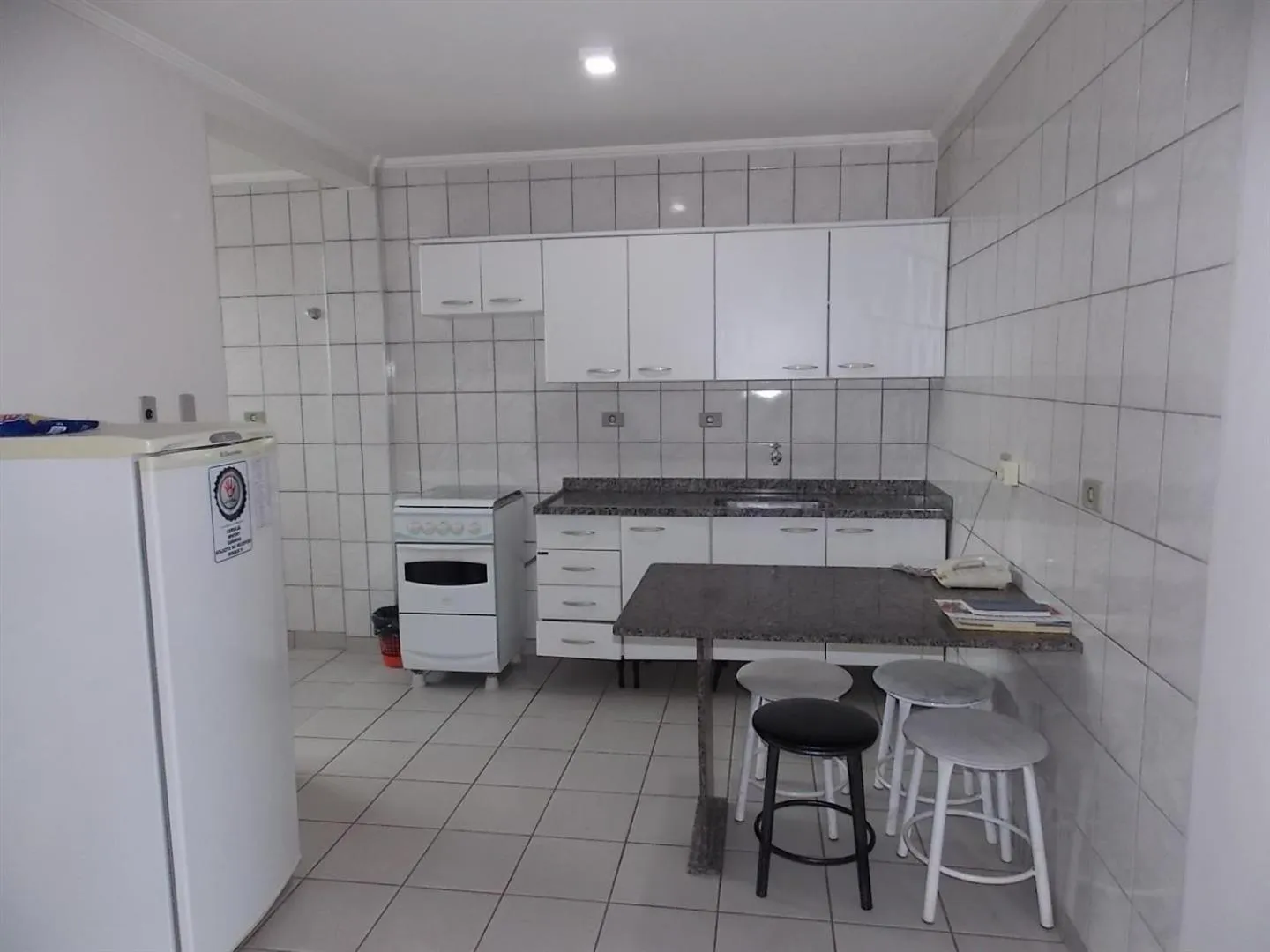 Kitchen or kitchenette in Hotel Rota do Pantanal