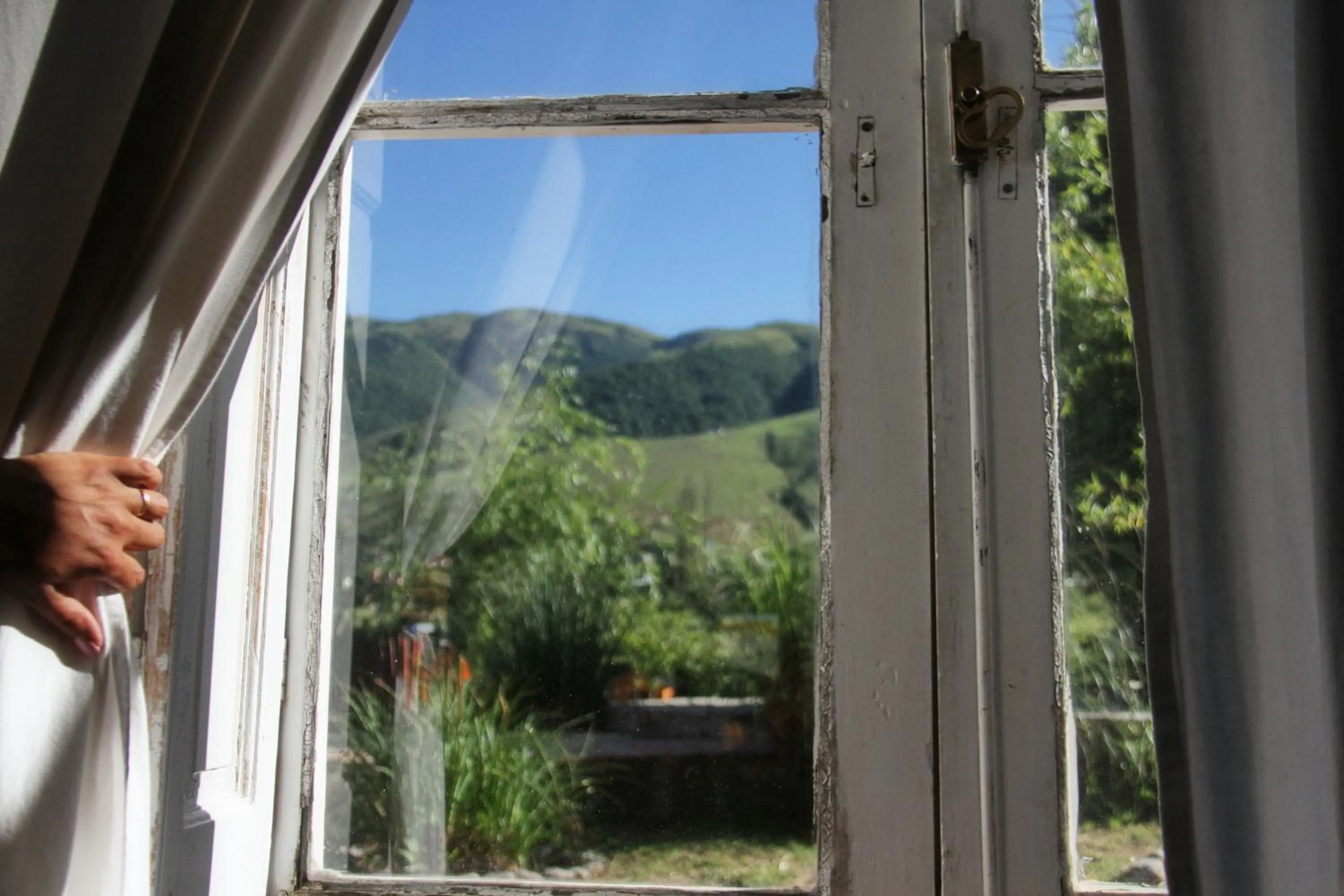 Garden view in Posada La Guadalupe