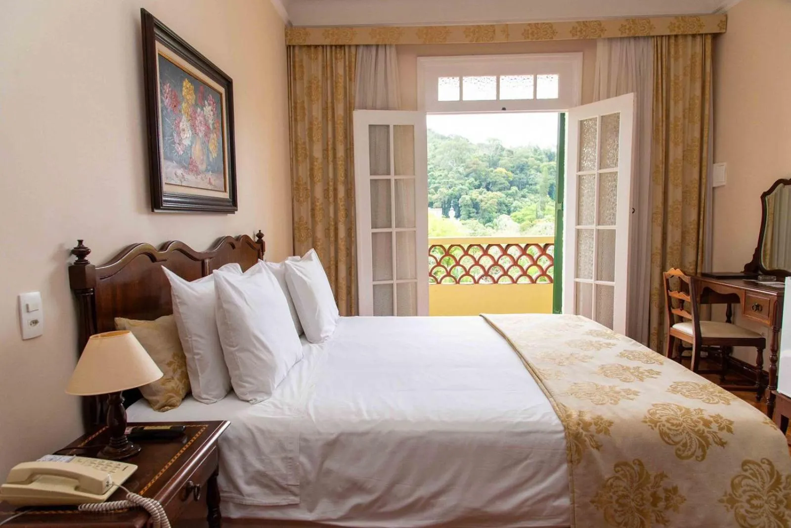 Bed in Hotel Glória Resort & Convention