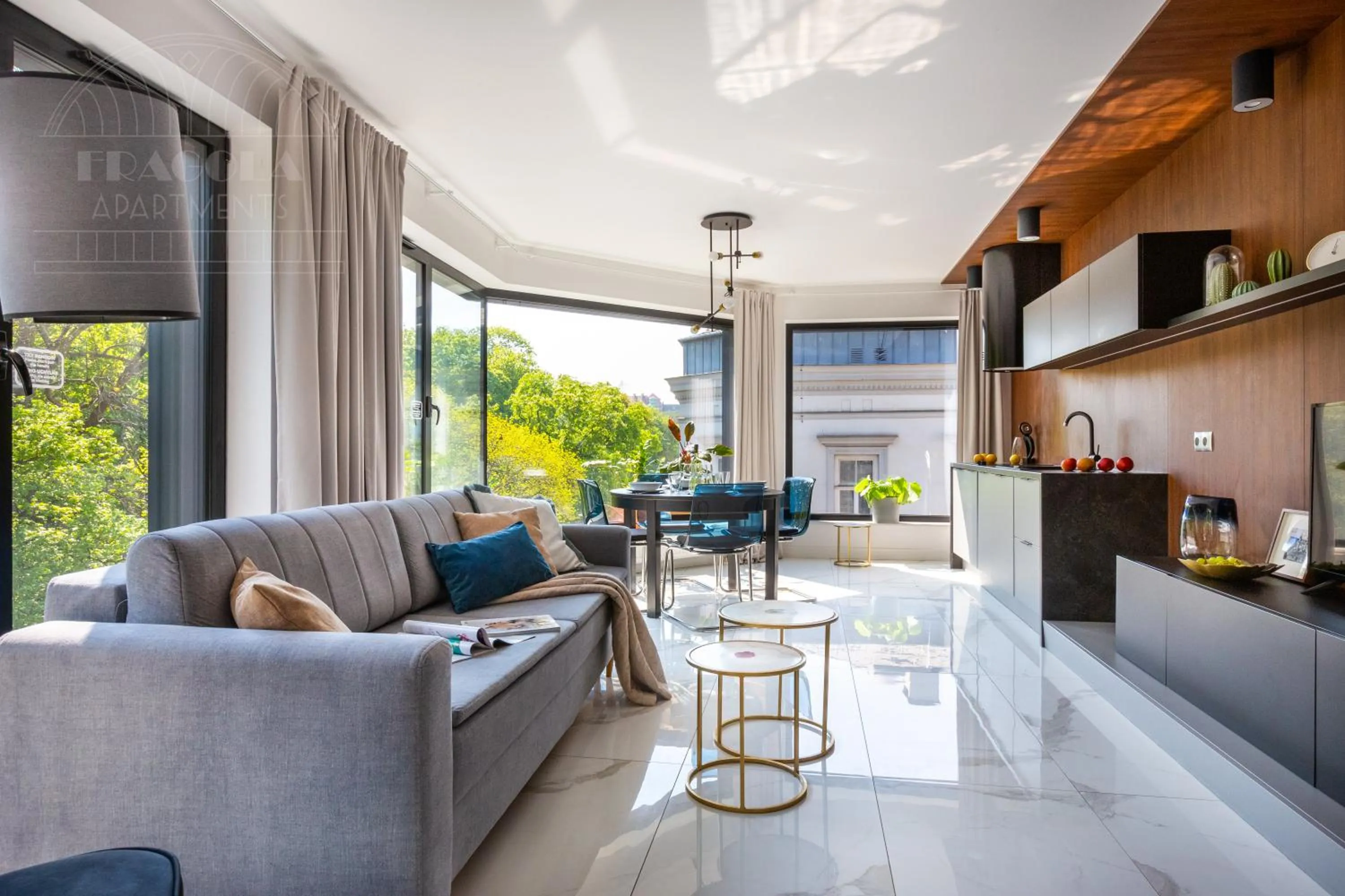 TV and multimedia in Modern View of Planty Park