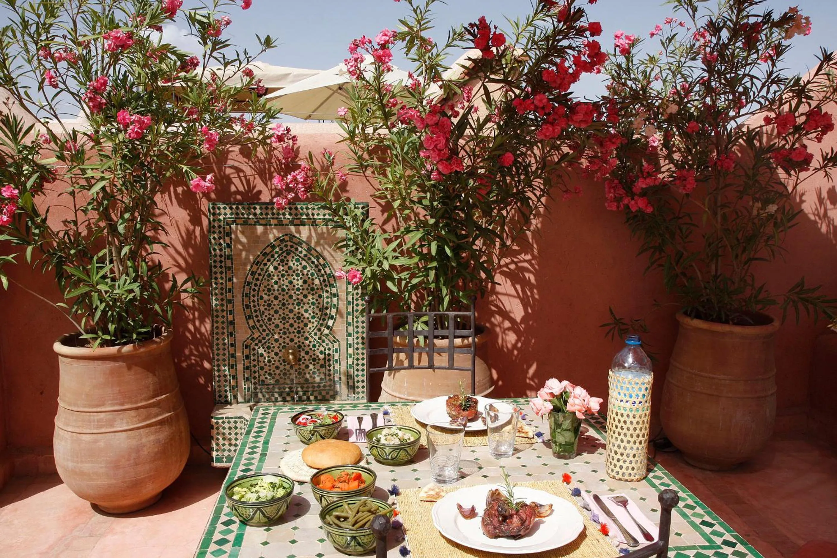 Balcony/Terrace in Riad Chameau FDC Hôtel SPA