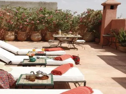 Patio in Riad Chameau FDC Hôtel SPA