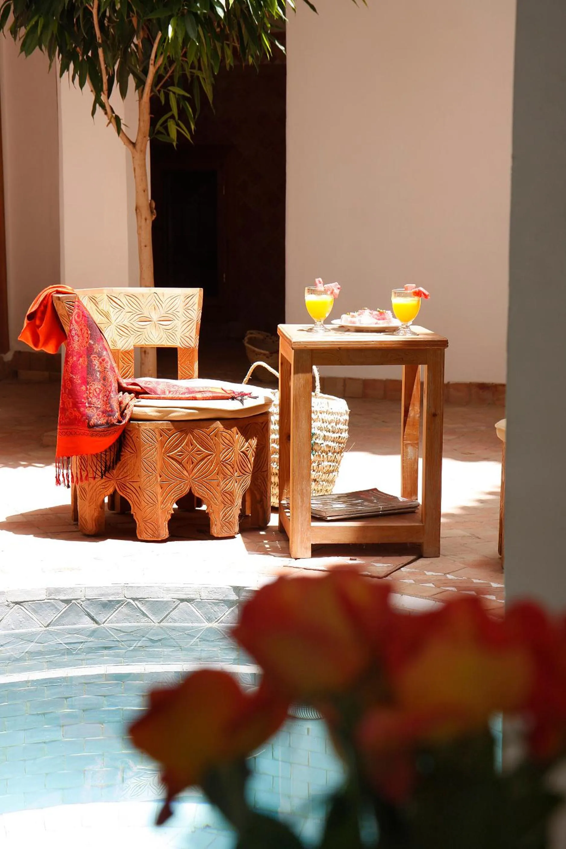 Decorative detail in Riad Chameau FDC Hôtel SPA