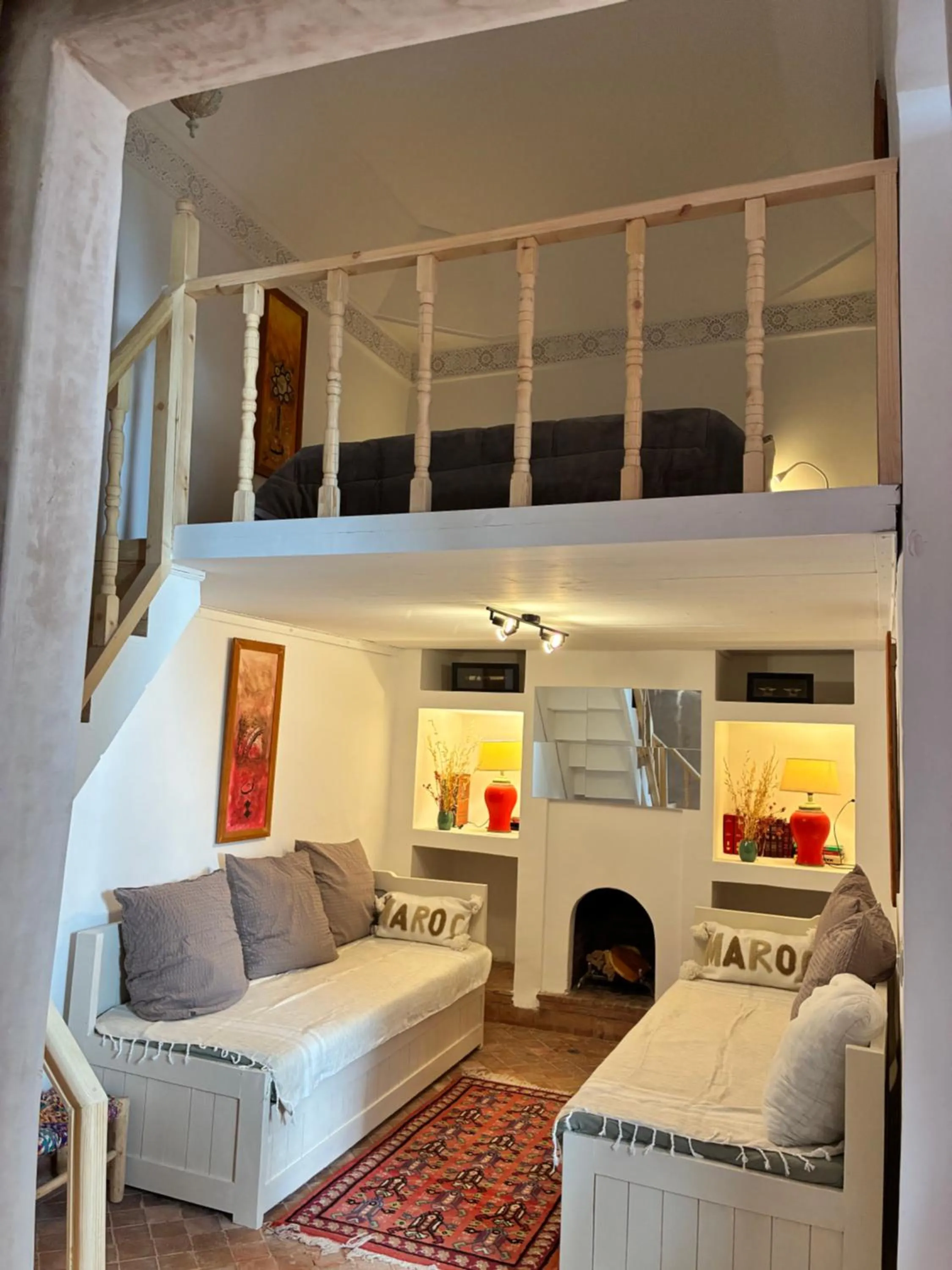 Bed in Riad Chameau FDC Hôtel SPA