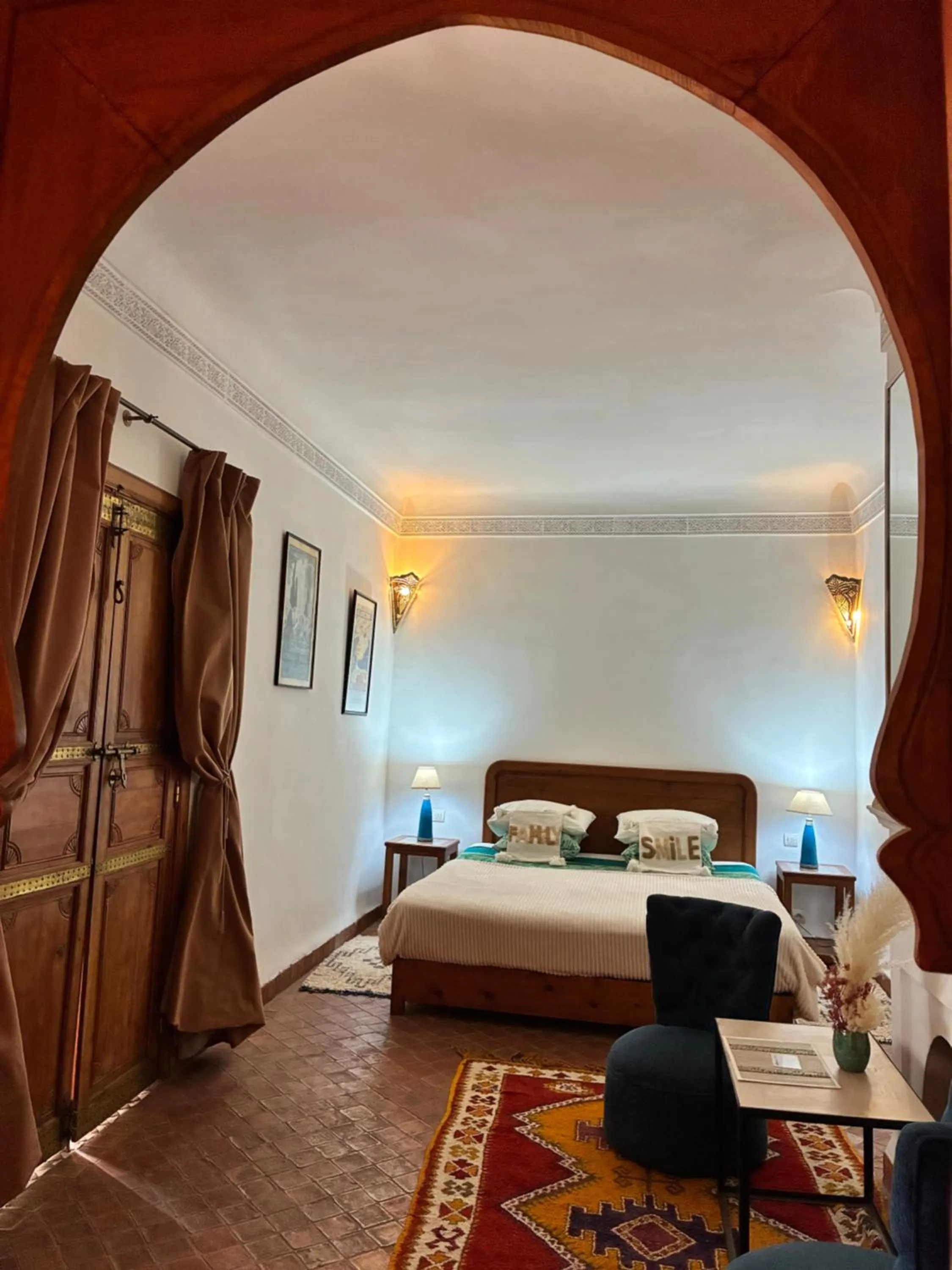 Bed in Riad Chameau FDC Hôtel SPA