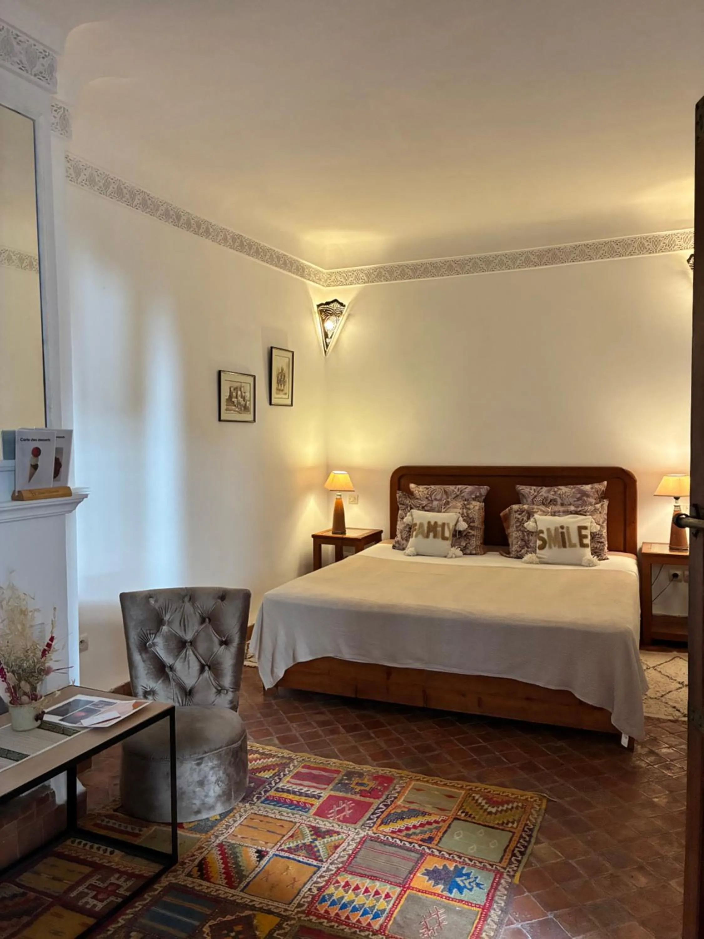 Bed in Riad Chameau FDC Hôtel SPA