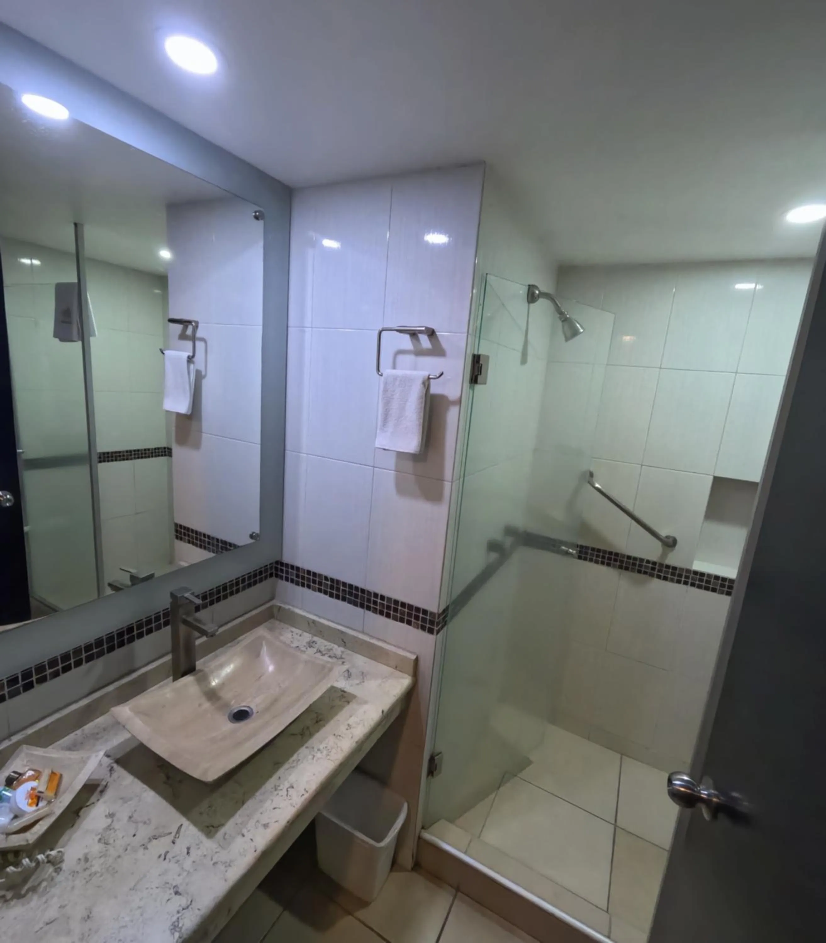 Bathroom in Roma Guadalajara in downtown