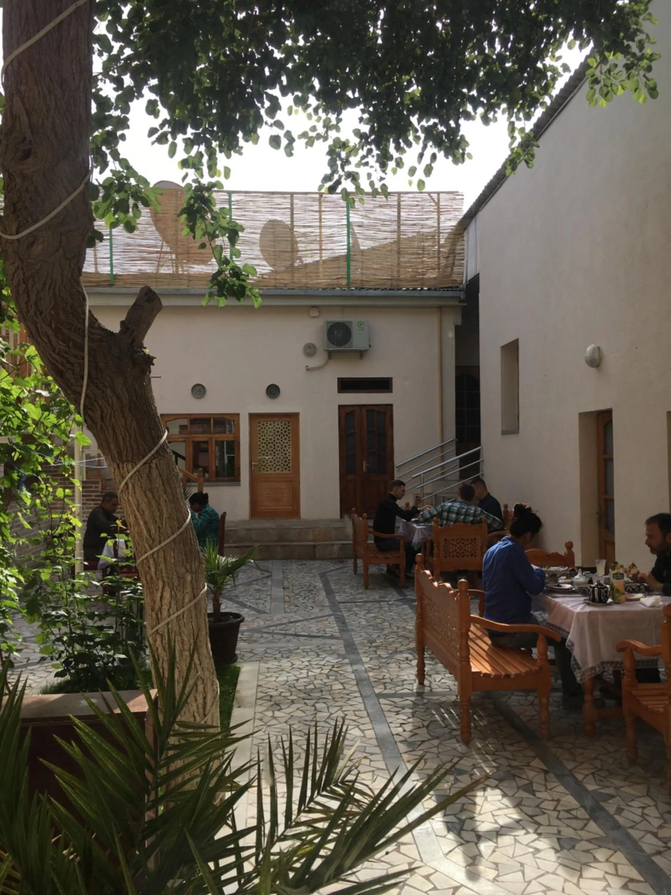 Patio in Old Bukhara Boutique