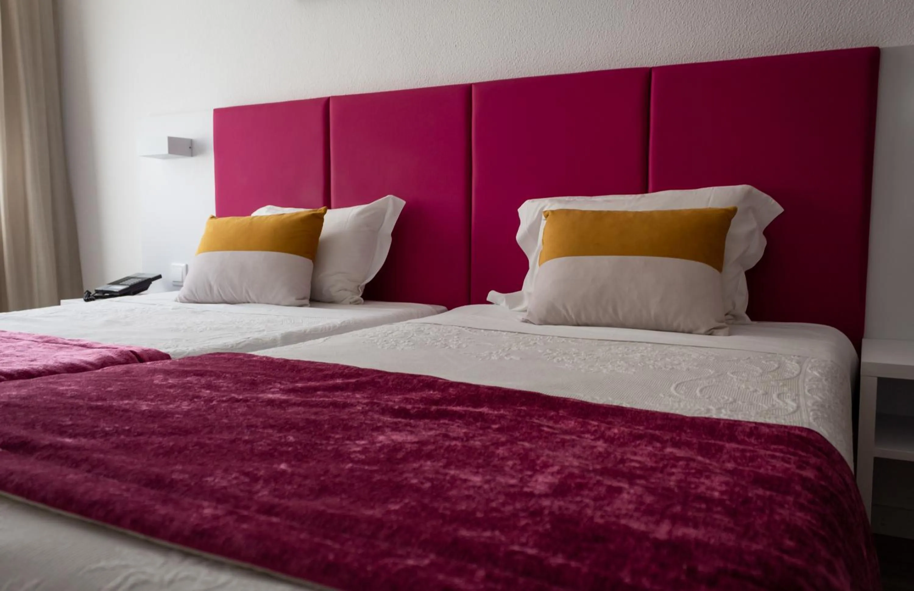 Bed in Hotel Santa Cecília