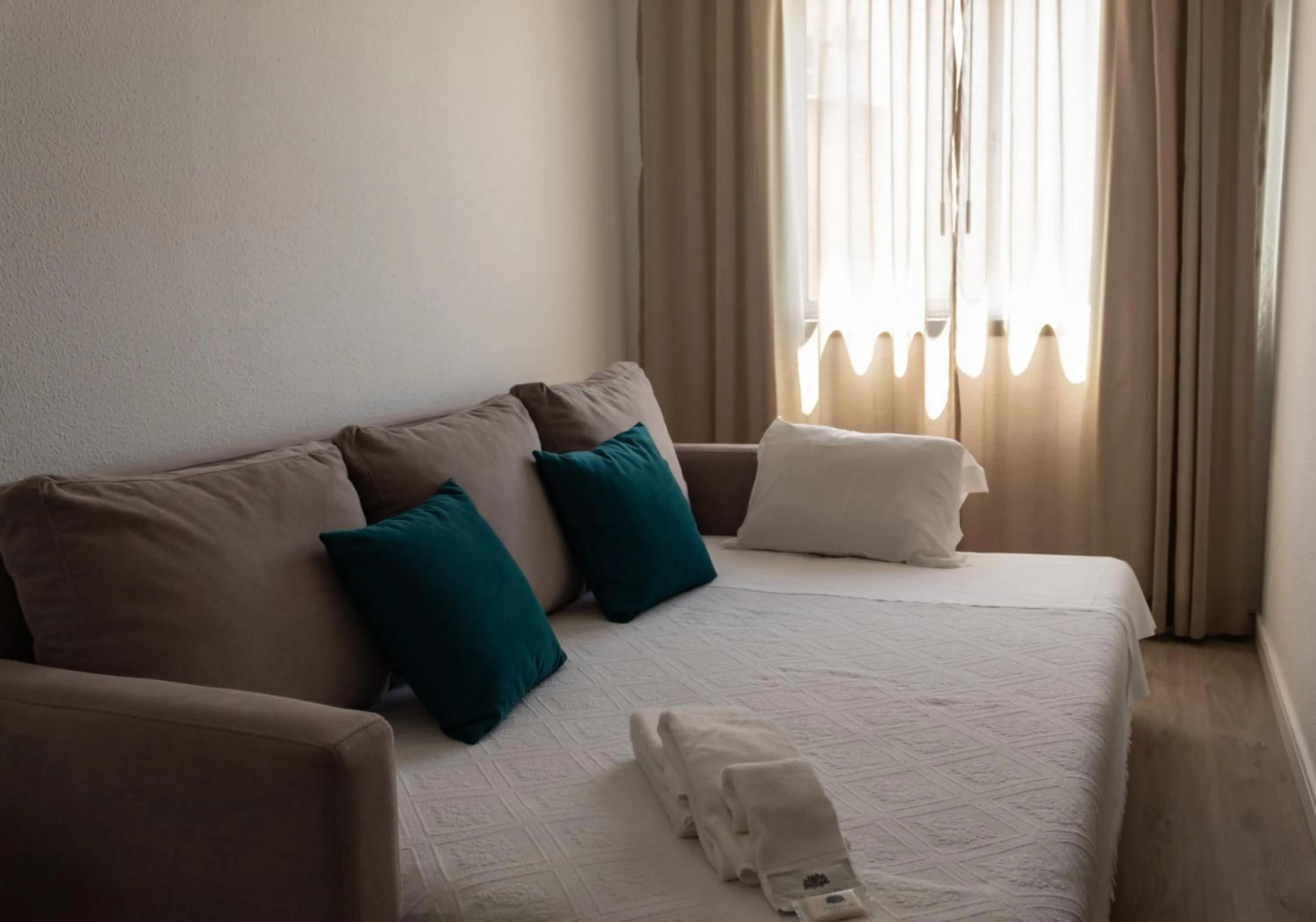 Bed in Hotel Santa Cecília